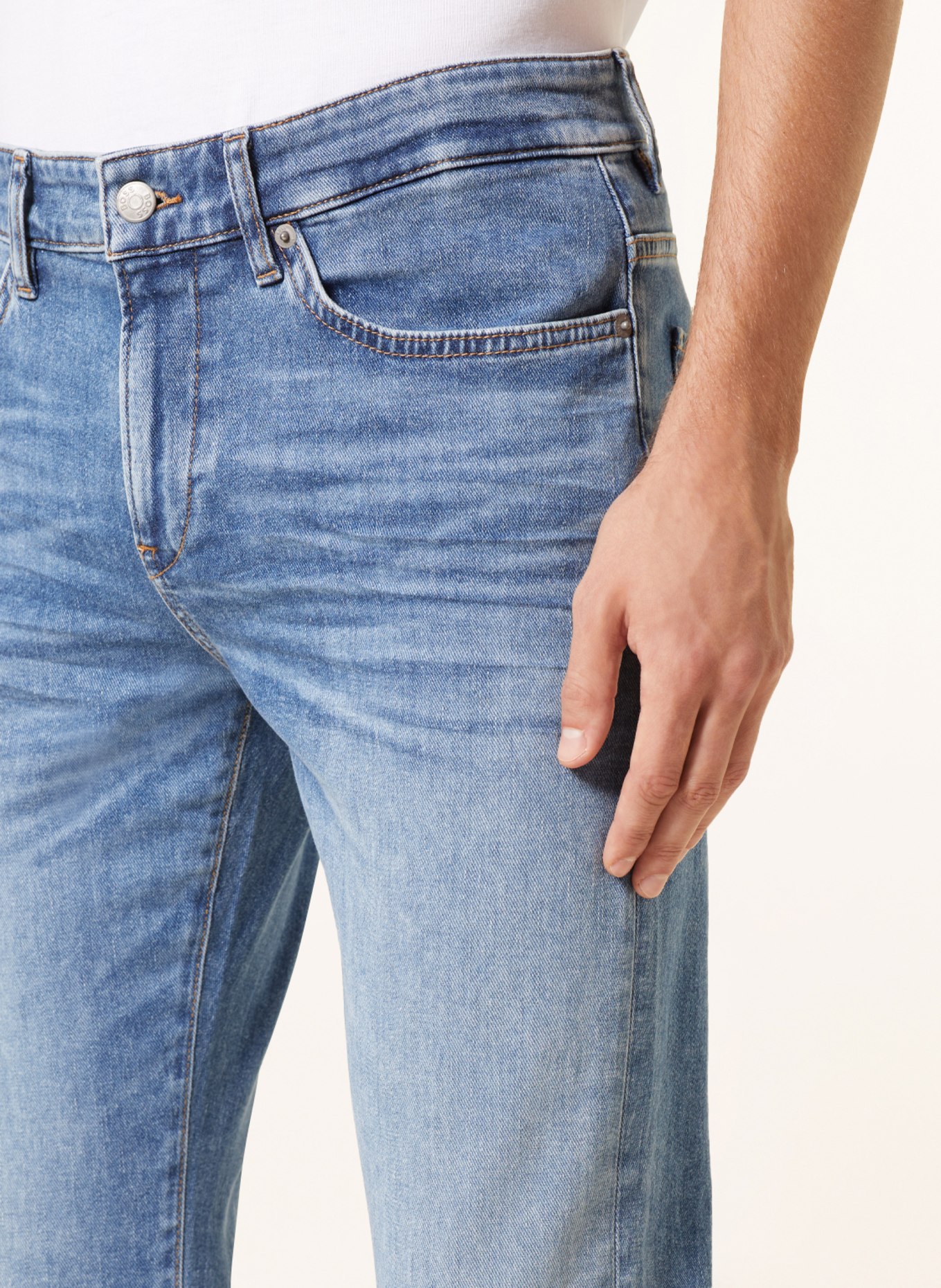 BOSS Jeans DELAWARE 3-1 Slim Fit, Farbe: 448 TURQUOISE/AQUA (Bild 5)