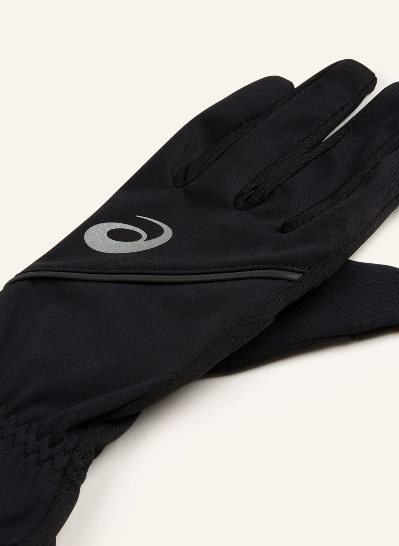 Multisport-Handschuhe schwarz Touchscreen-Funktion THERMAL ASICS GLOVES mit in