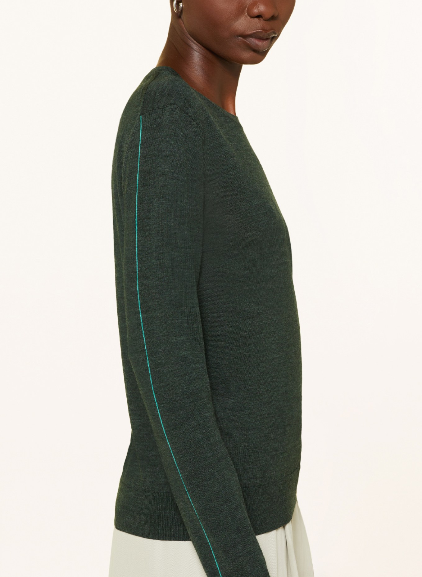 CLOSED Pullover, Farbe: DUNKELGRÜN (Bild 4)