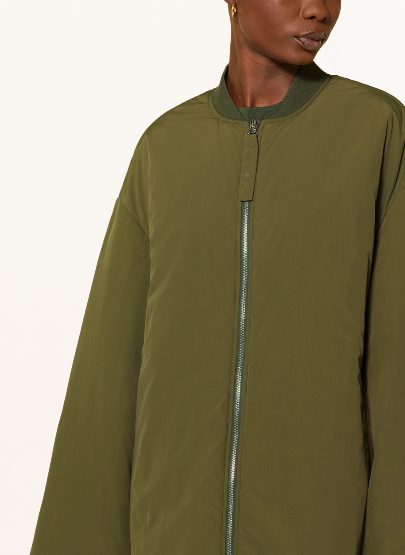 CLOSED Bluzon oversize, Kolor: OLIWKOWY (Obrazek 4)