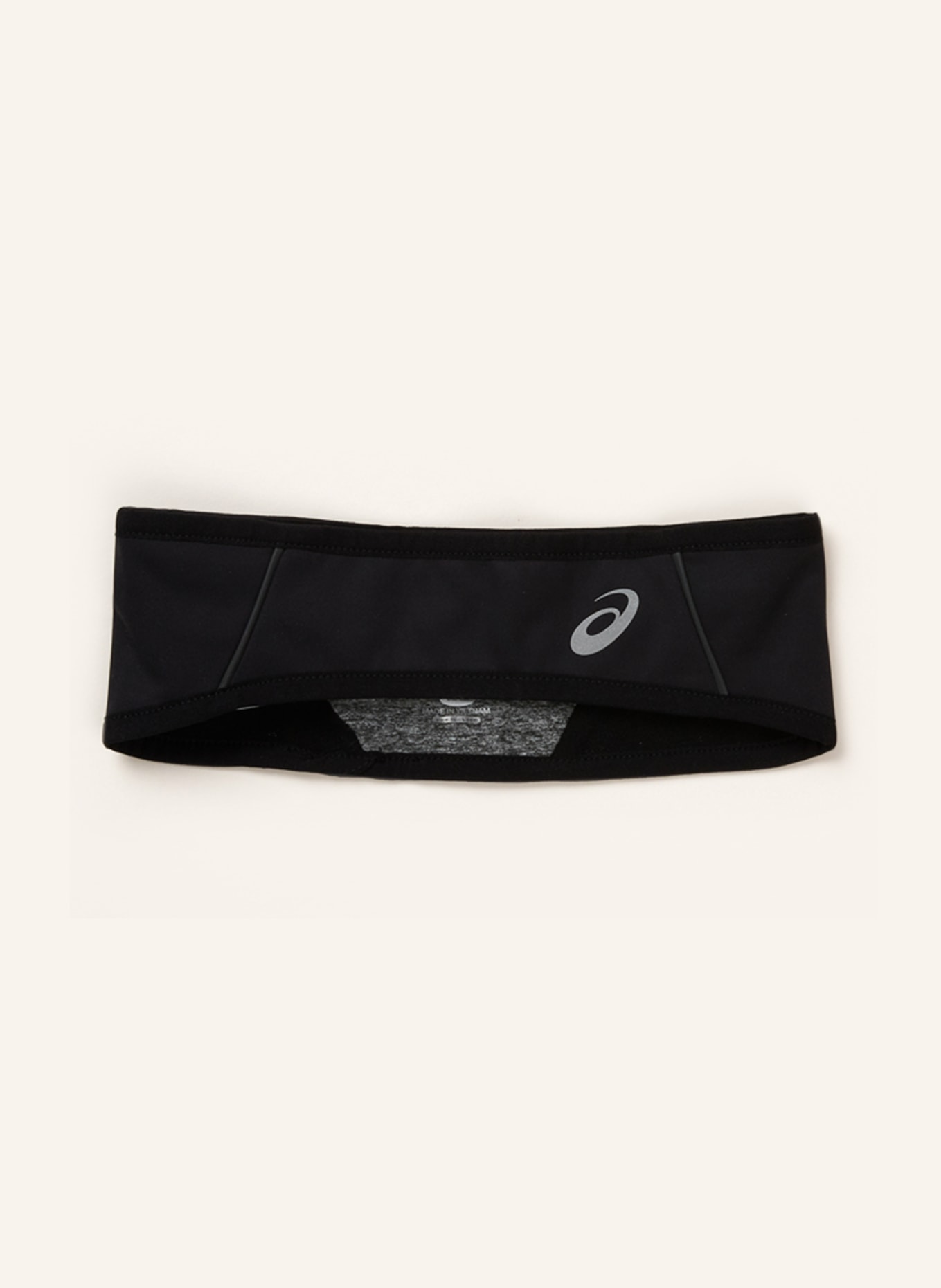 ASICS Headband, Color: BLACK/ GRAY (Image 1)