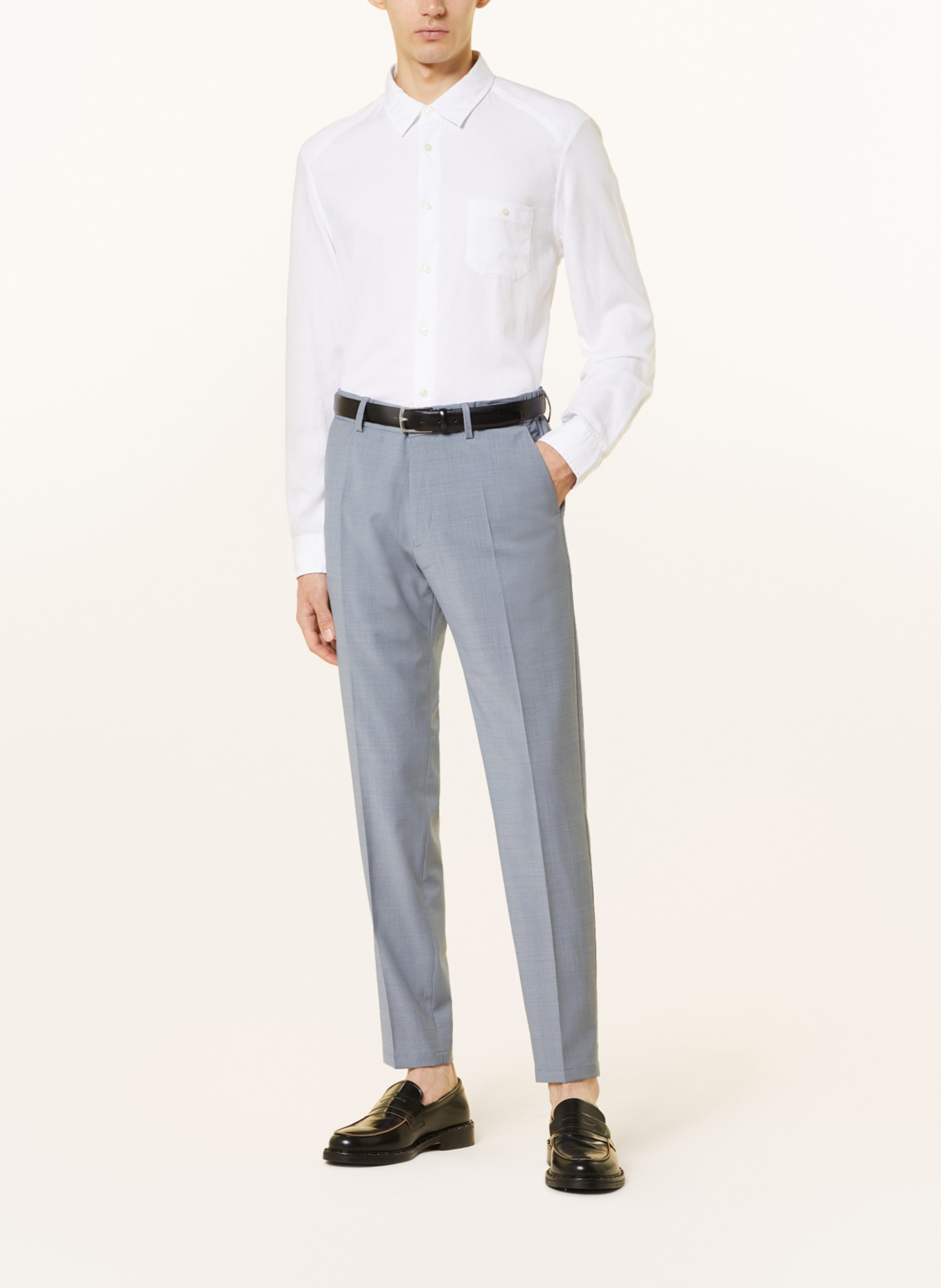DRYKORN Spodnie garniturowe AJEND extra slim fit, Kolor: 3503 blau (Obrazek 3)