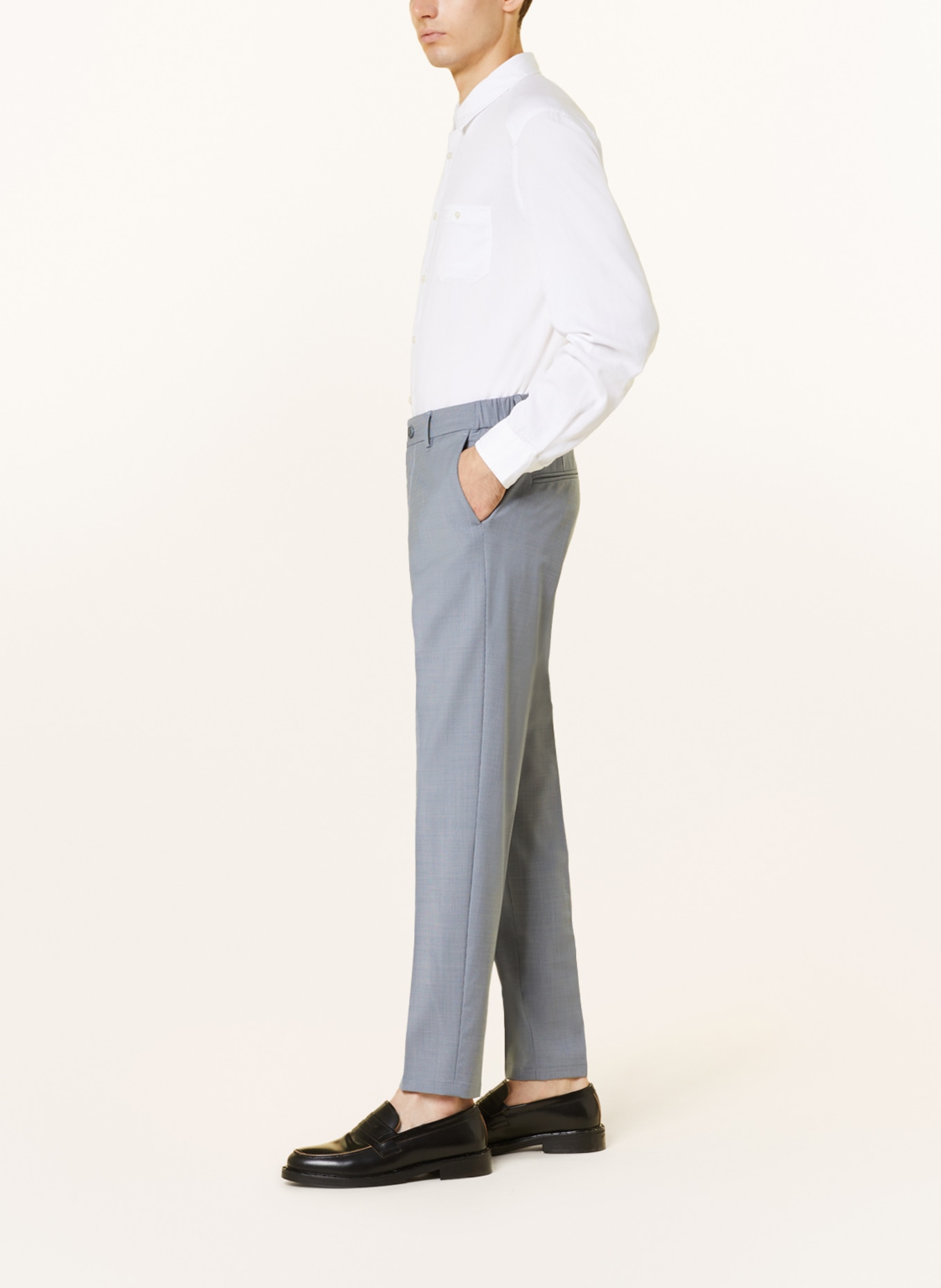 DRYKORN Oblekové kalhoty AJEND Extra Slim Fit, Barva: 3503 blau (Obrázek 5)