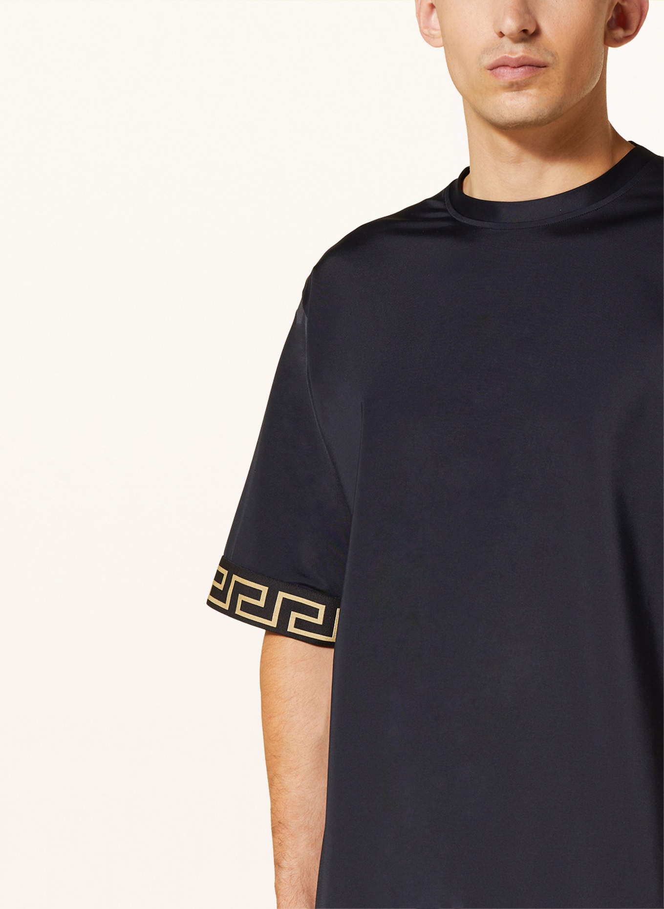 VERSACE T-shirt, Color: BLACK/ GOLD (Image 4)