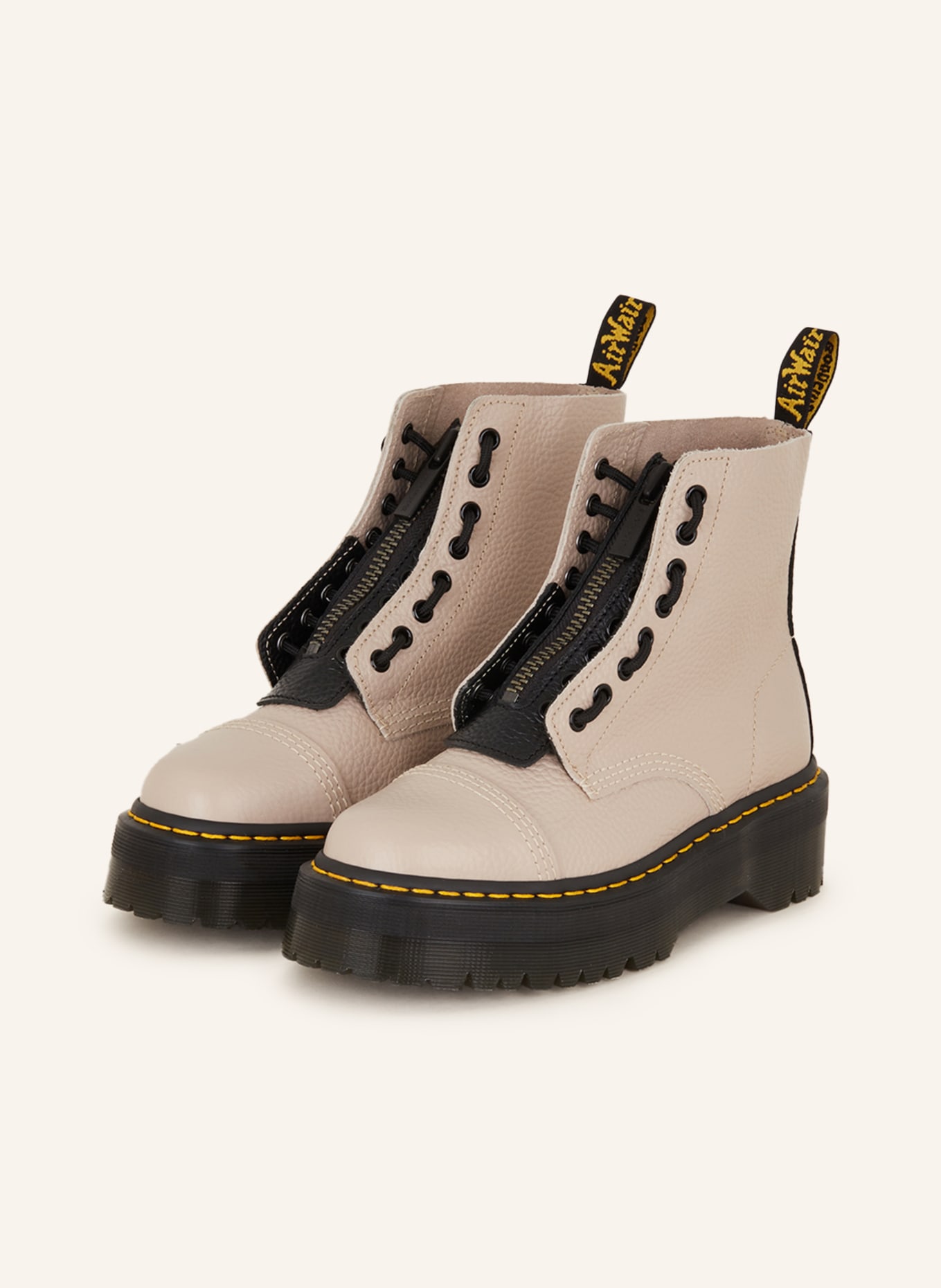 Dr. Martens Plateau-Boots SINCLAIR, Farbe: BEIGE/ SCHWARZ (Bild 1)