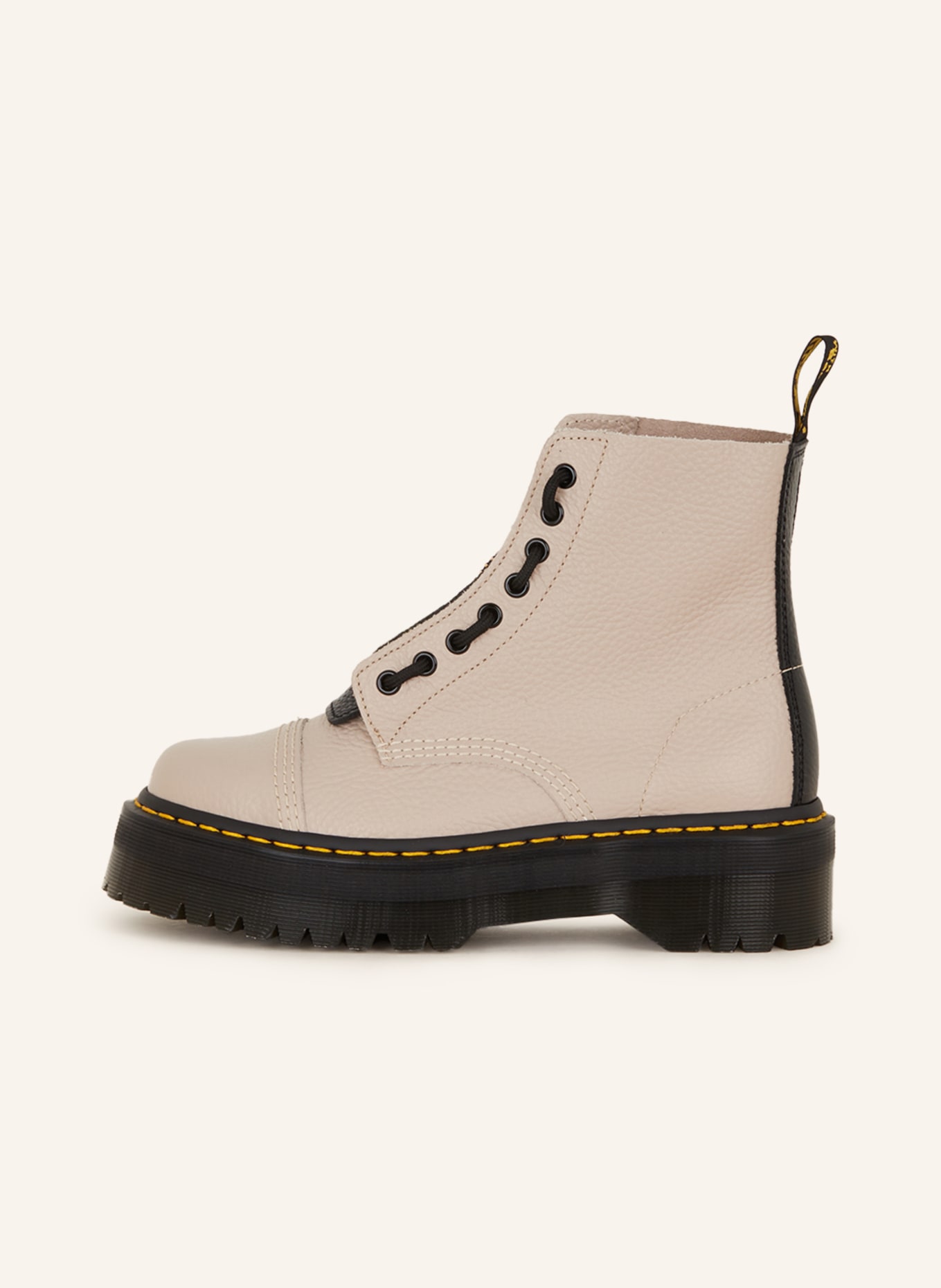 Dr. Martens Platform boots SINCLAIR, Color: BEIGE/ BLACK (Image 4)