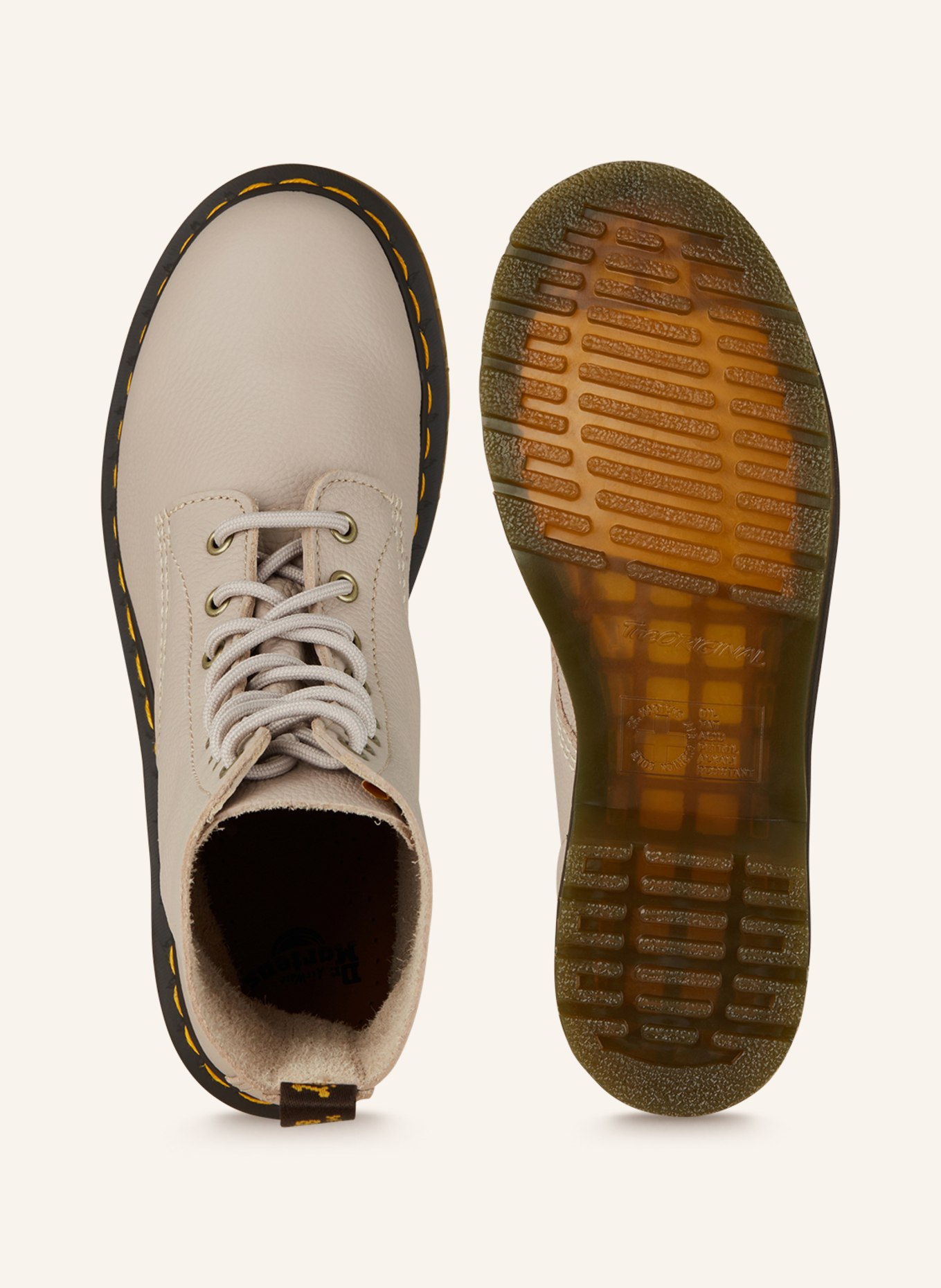 Dr. Martens Lace-up boots 1460 PASCAL, Color: BEIGE (Image 5)