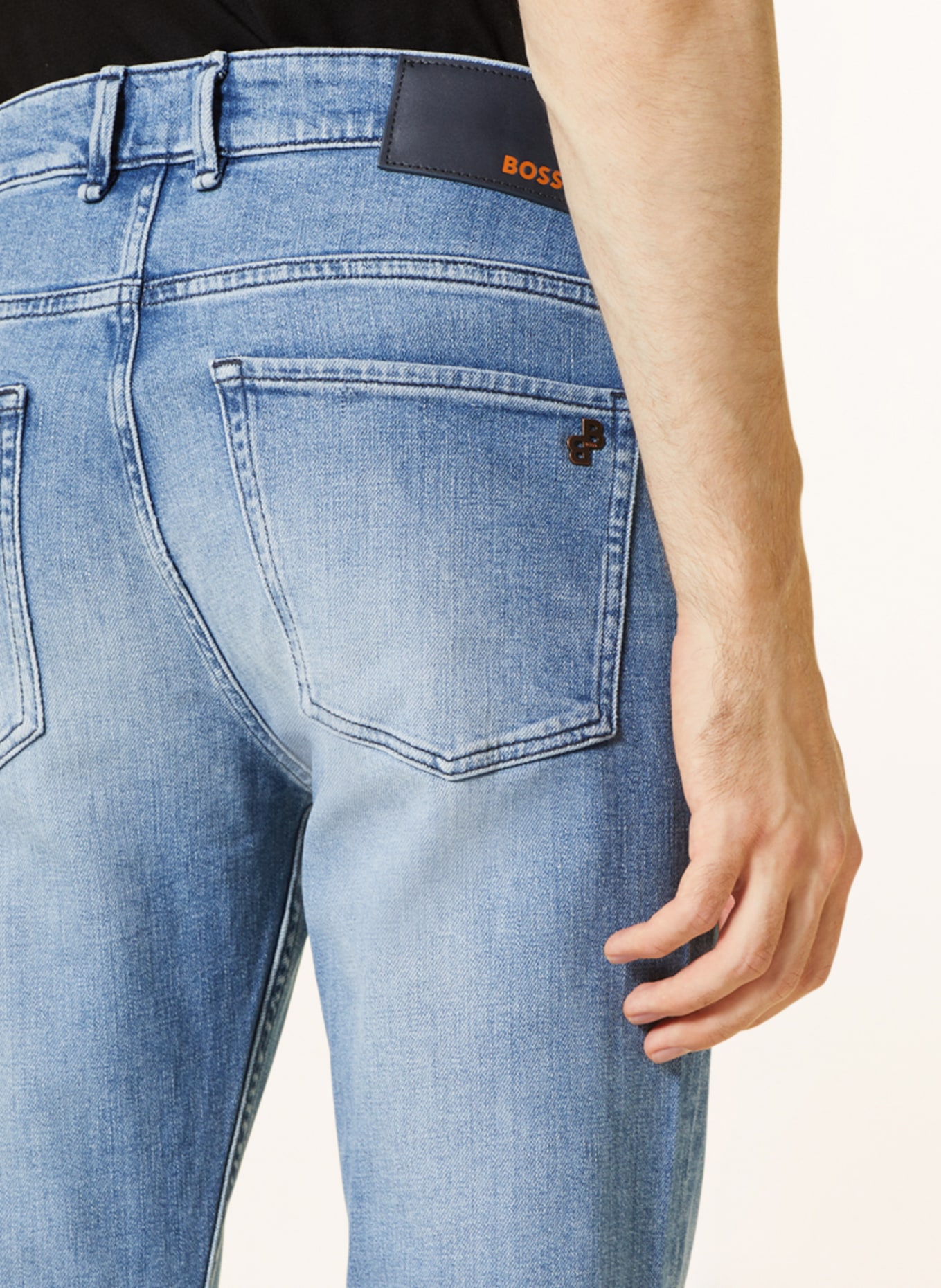 BOSS Jeans DELANO BC-C Slim Fit, Farbe: 440 TURQUOISE/AQUA (Bild 6)
