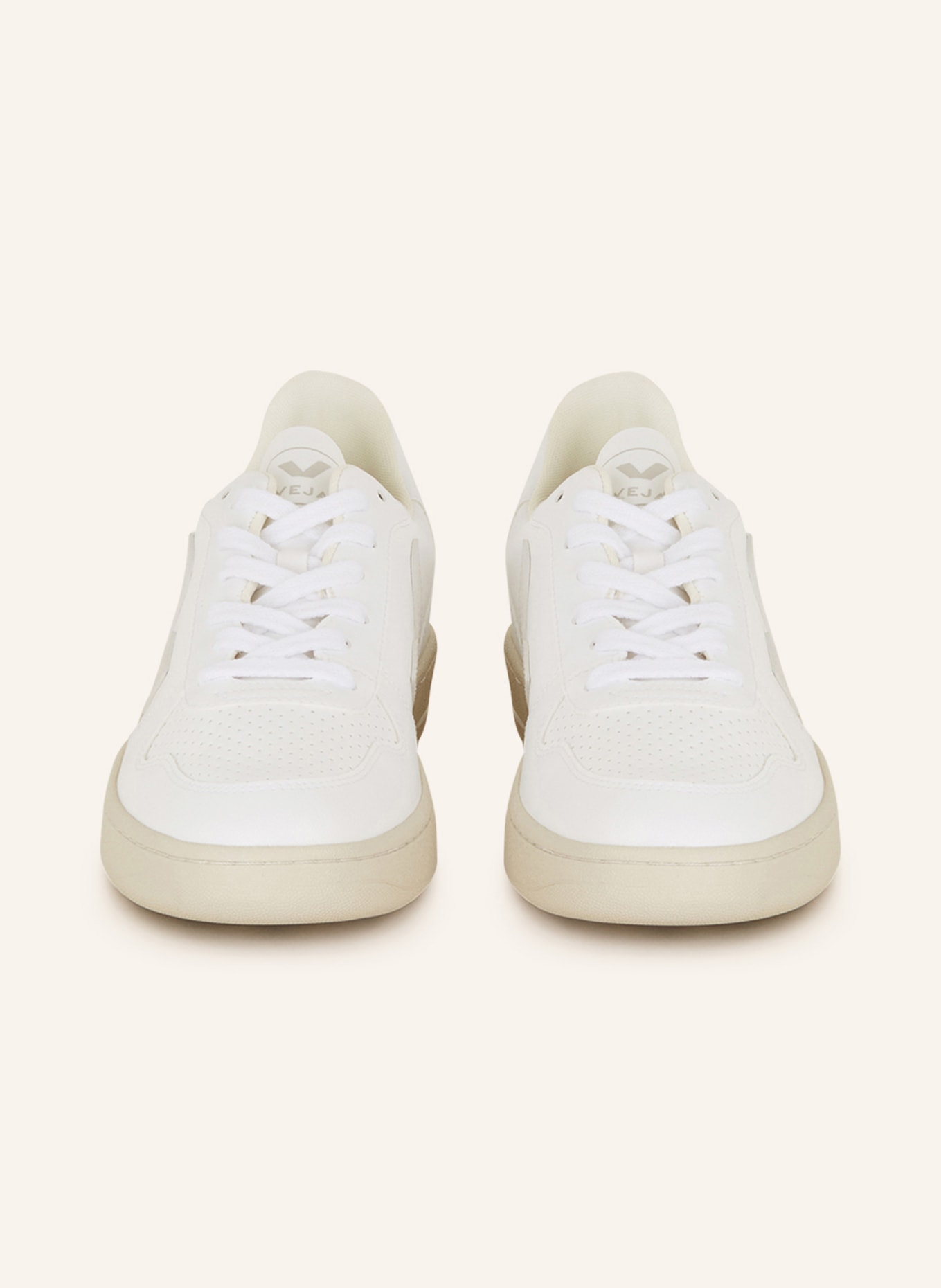 VEJA Sneakers V-10, Color: WHITE/ LIGHT GRAY (Image 3)