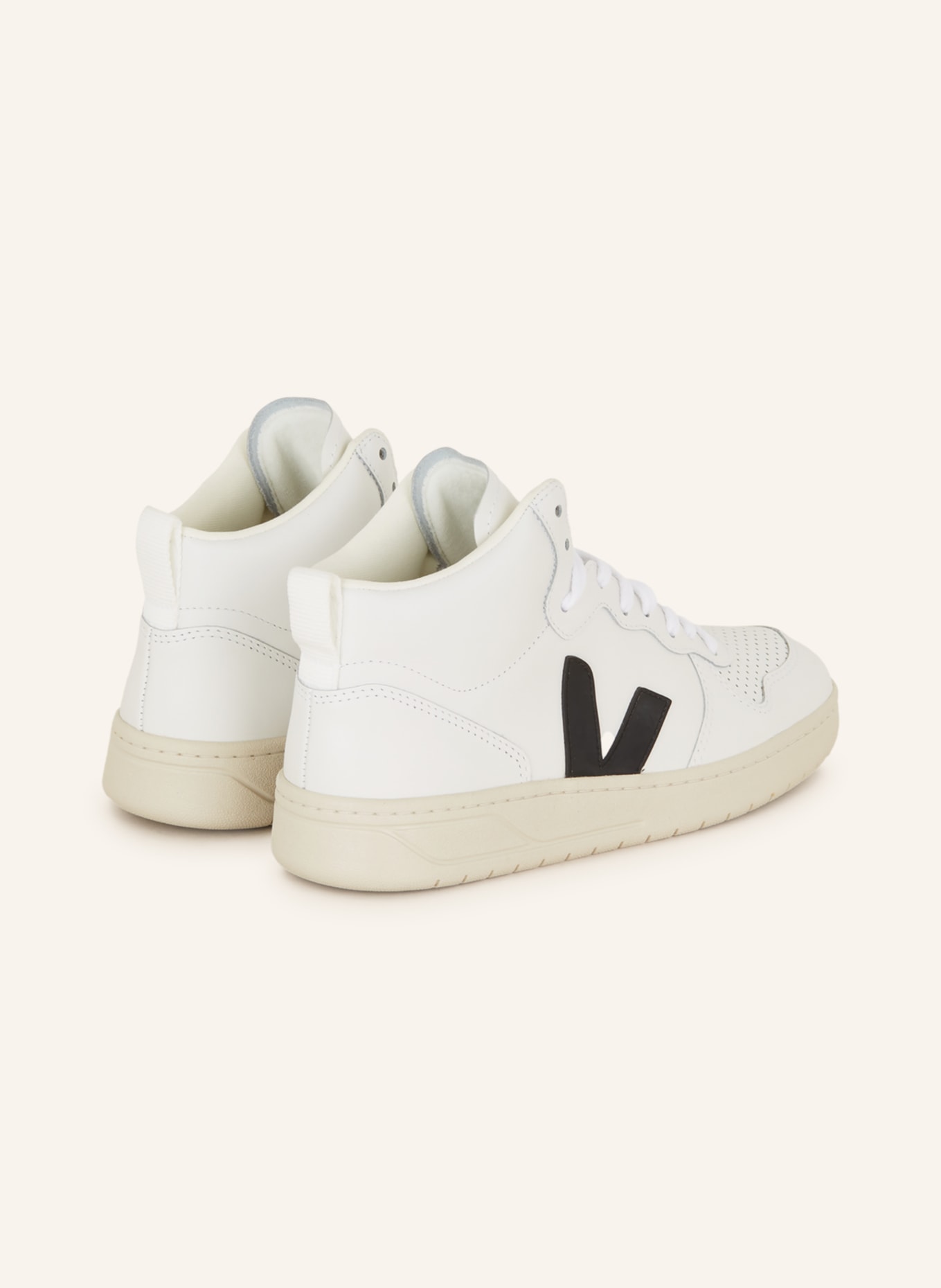 VEJA High-top sneakers V-15, Color: WHITE (Image 2)