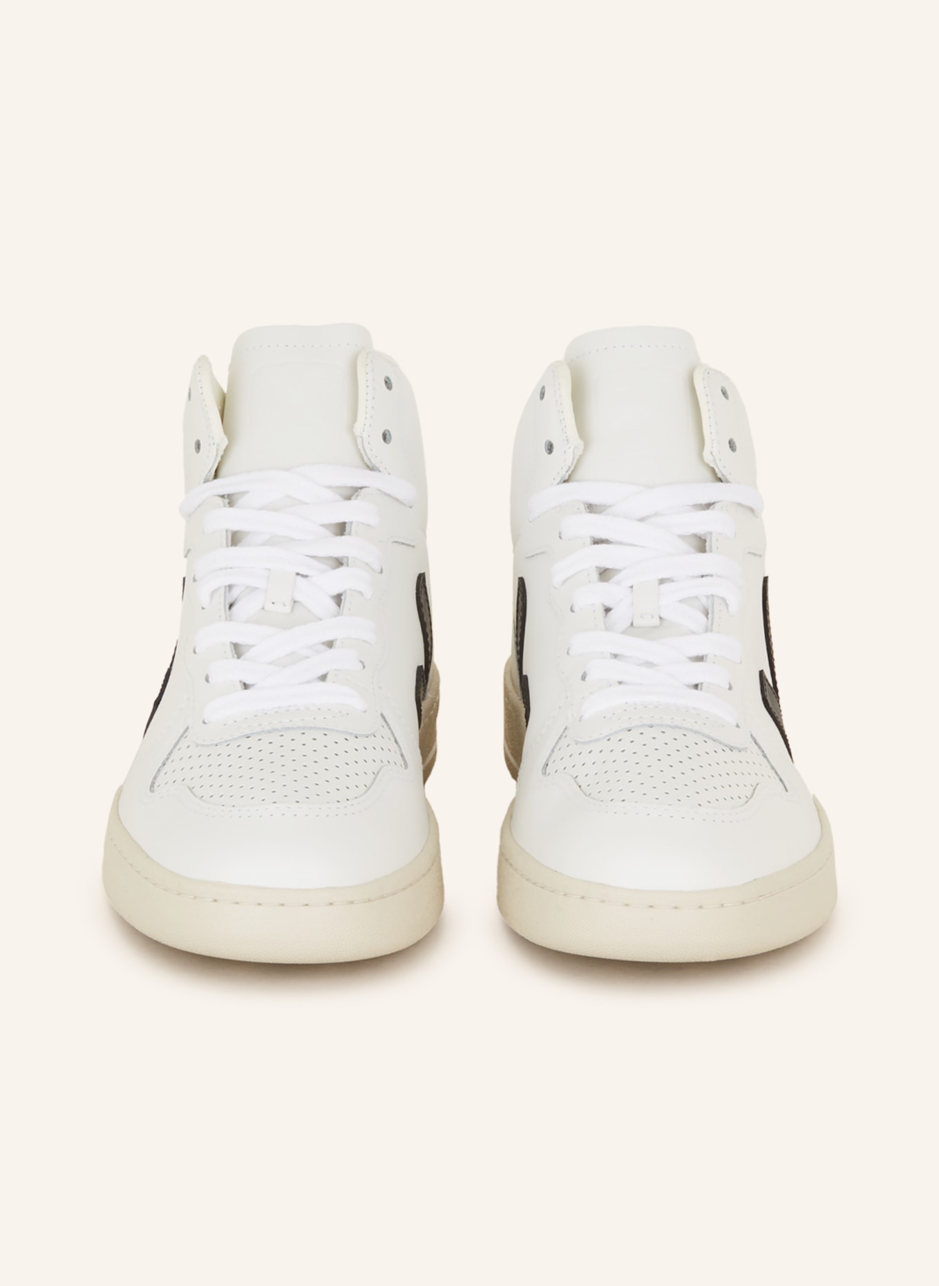 VEJA High-top sneakers V-15, Color: WHITE (Image 3)