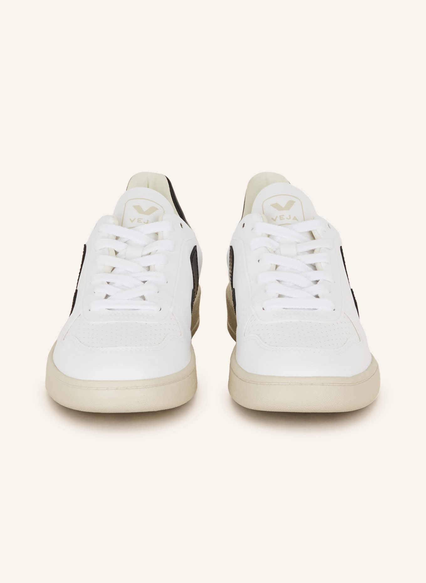 VEJA Sneakers V-10, Color: WHITE/ BLACK (Image 3)