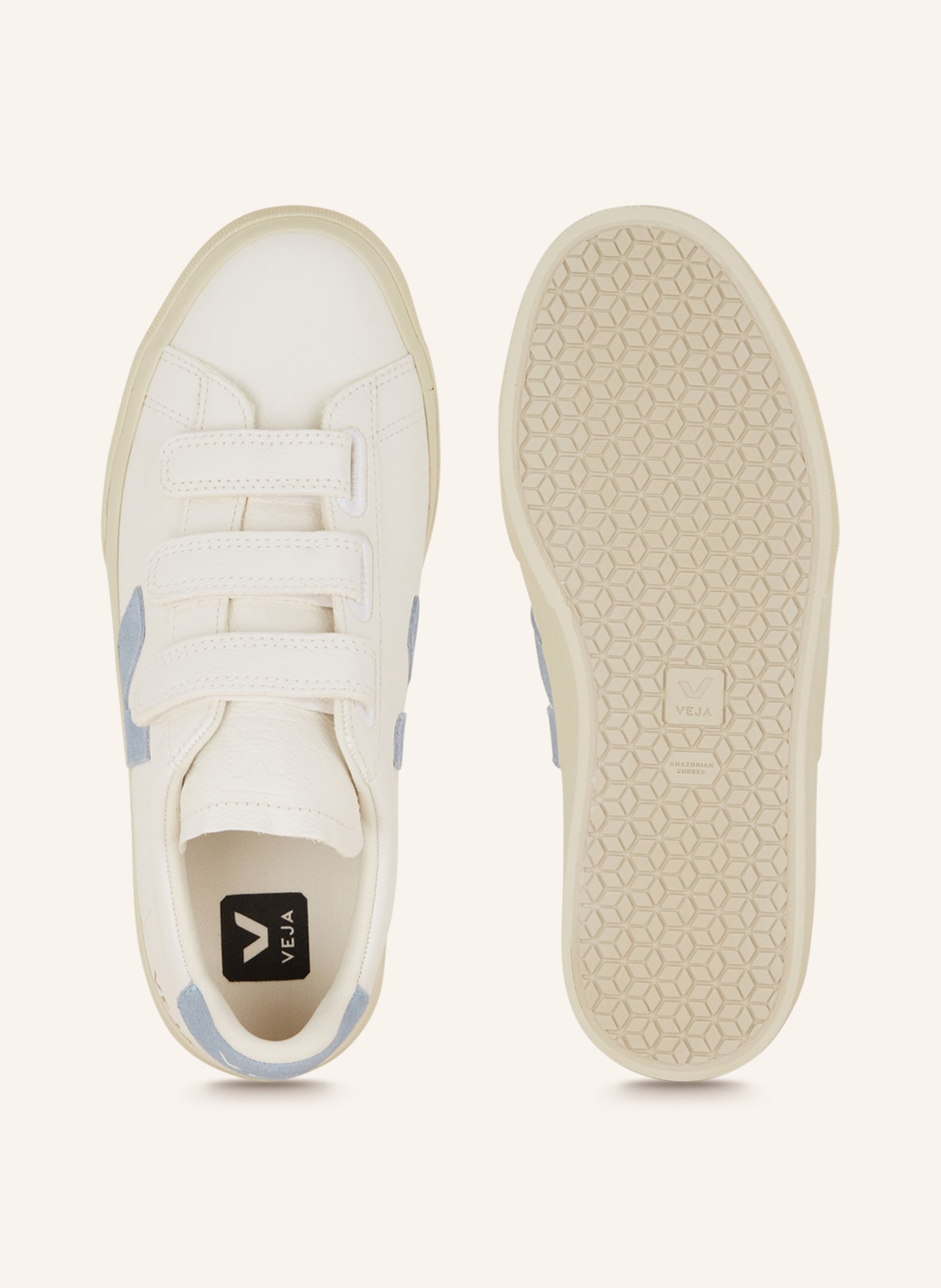 VEJA Sneakers RECIFE, Color: WHITE/ LIGHT BLUE (Image 5)