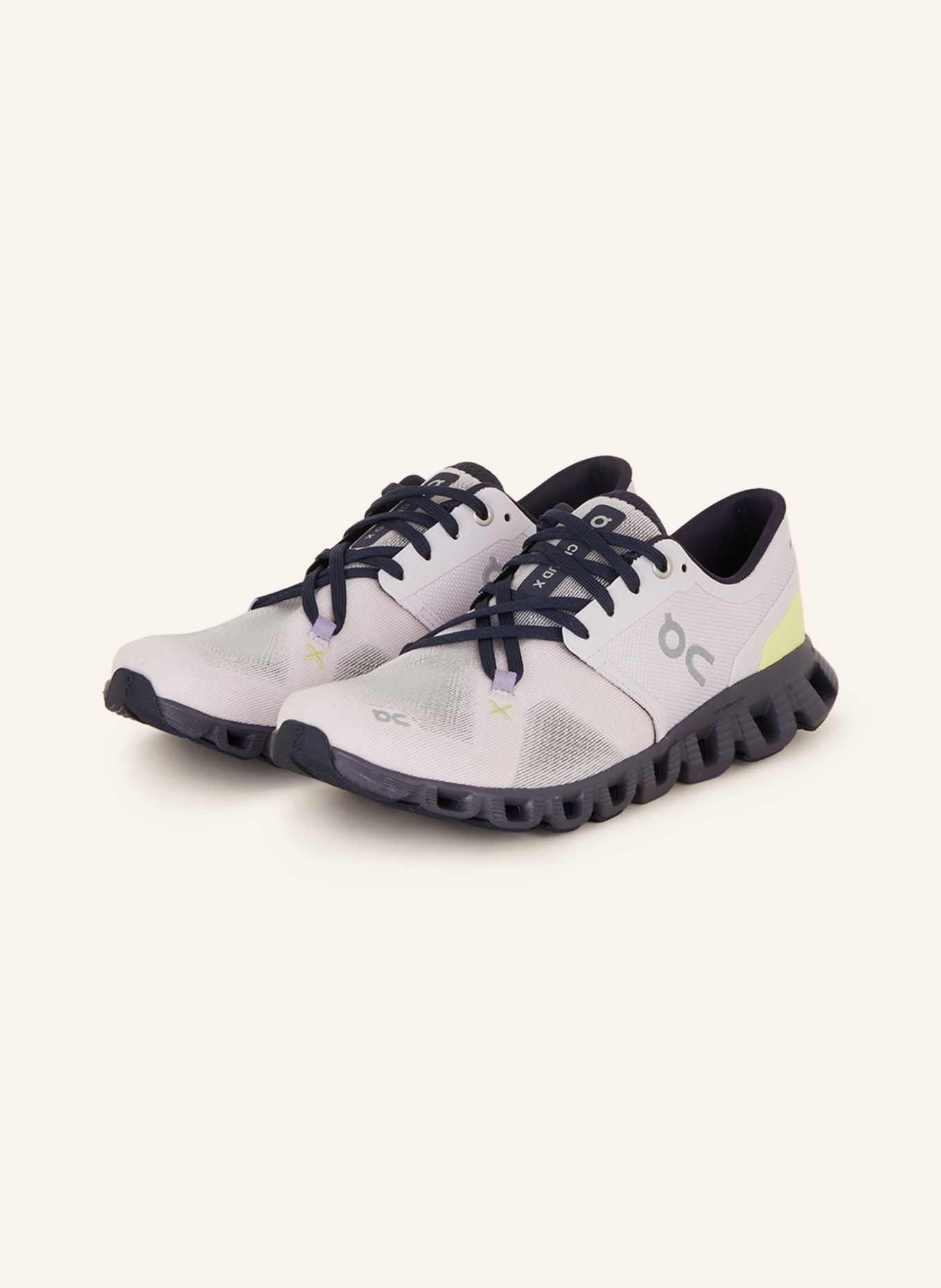 On Running shoes CLOUD X 3, Color: LIGHT PURPLE (Image 1)