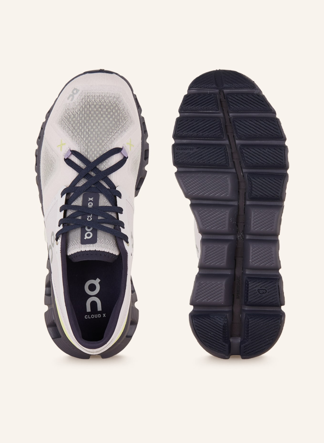 On Běžecké boty CLOUD X 3, Barva: SVĚTLE FIALOVÁ (Obrázek 5)