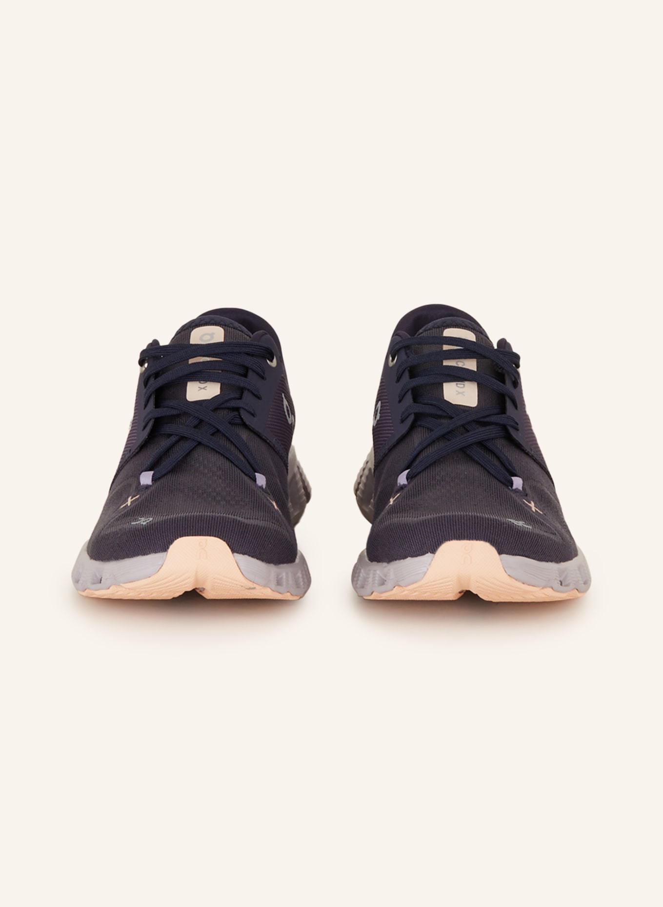 On Fitness shoes CLOUD X 3, Color: DARK GRAY/ PURPLE (Image 3)