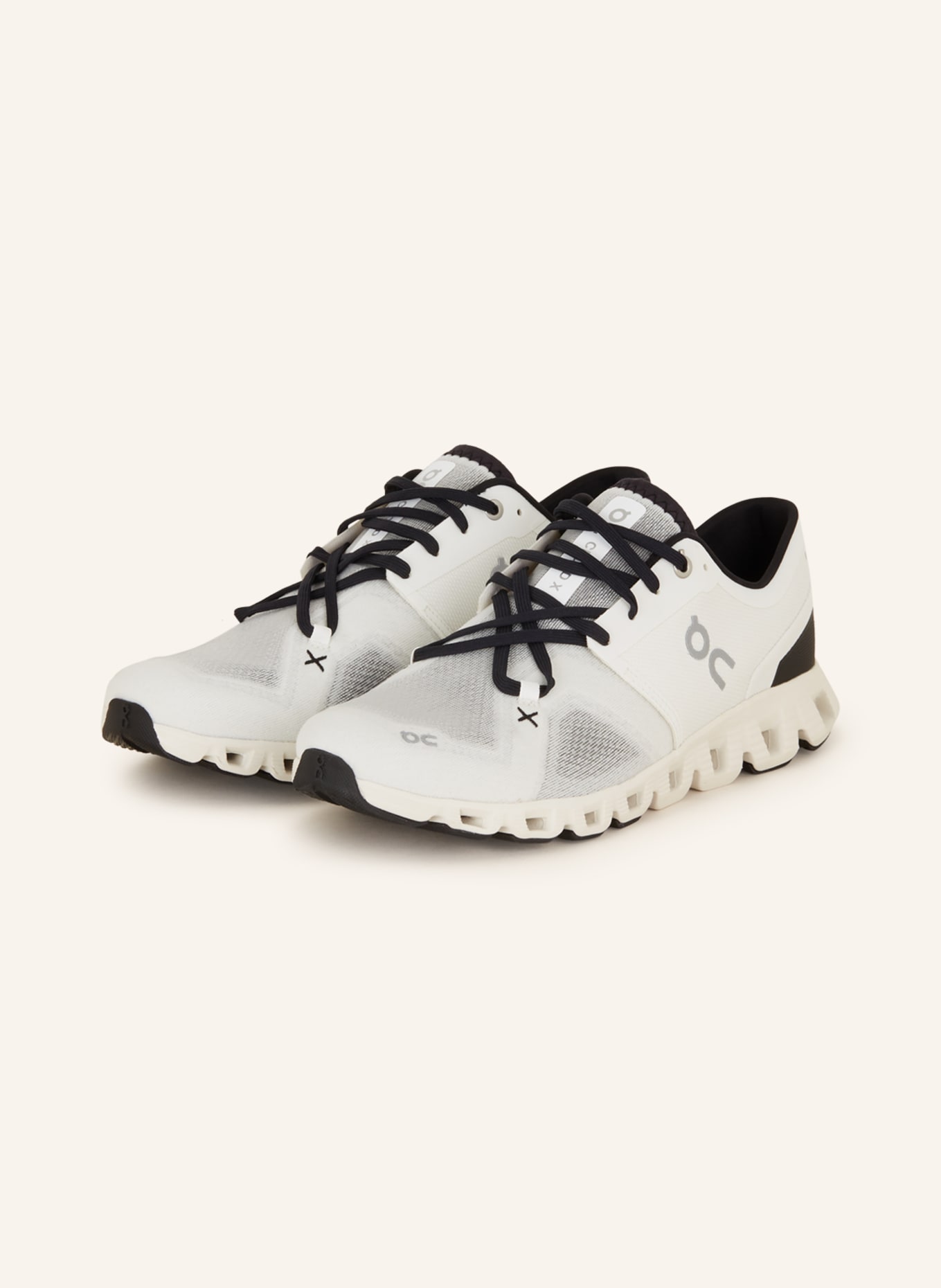 On Fitness shoes CLOUD X 3, Color: WHITE (Image 1)