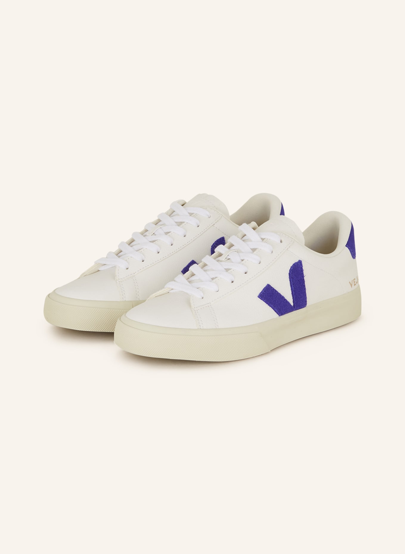 VEJA Sneakers CAMPO, Color: WHITE/ DARK BLUE (Image 1)
