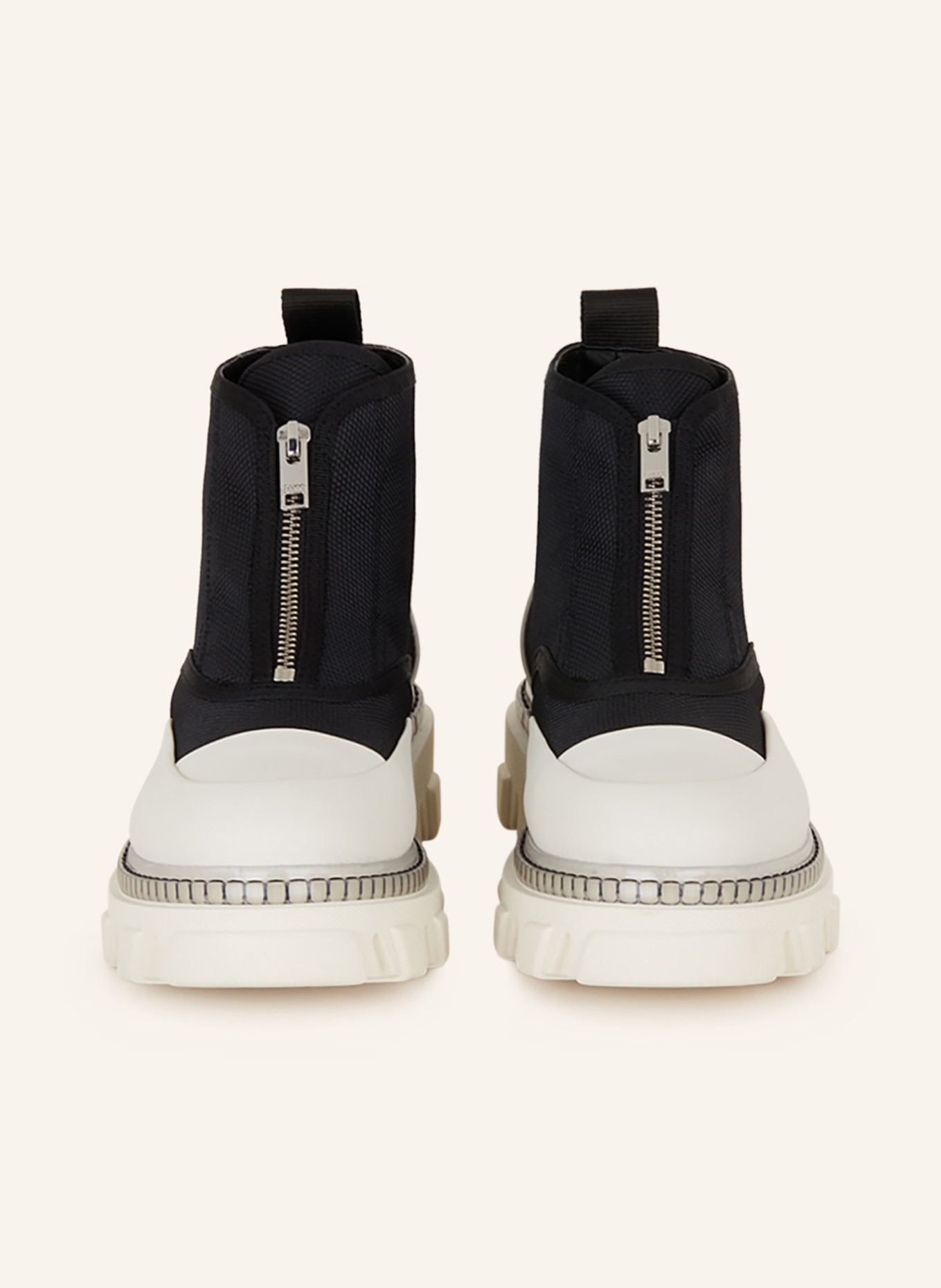 GANNI Platform boots, Color: WHITE/ BLACK (Image 3)