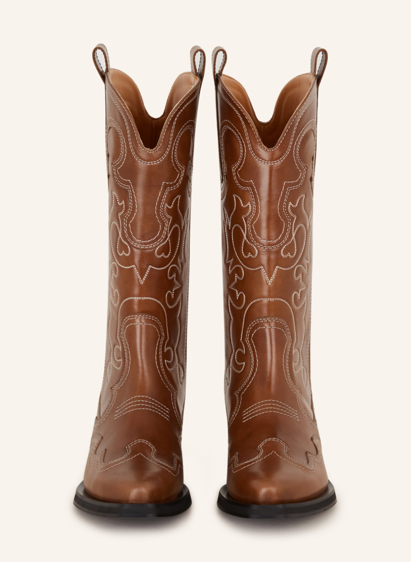 GANNI Cowboy Boots, Farbe: BRAUN (Bild 3)