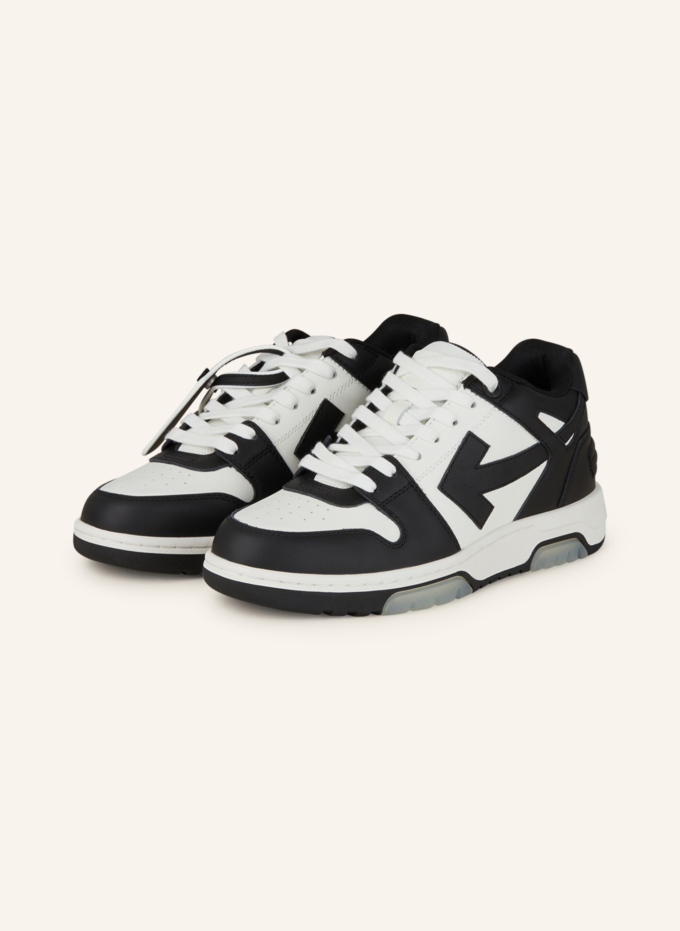 Off-White Sneakers OUT OF OFFICE, Color: WHITE/ BLACK (Image 1)