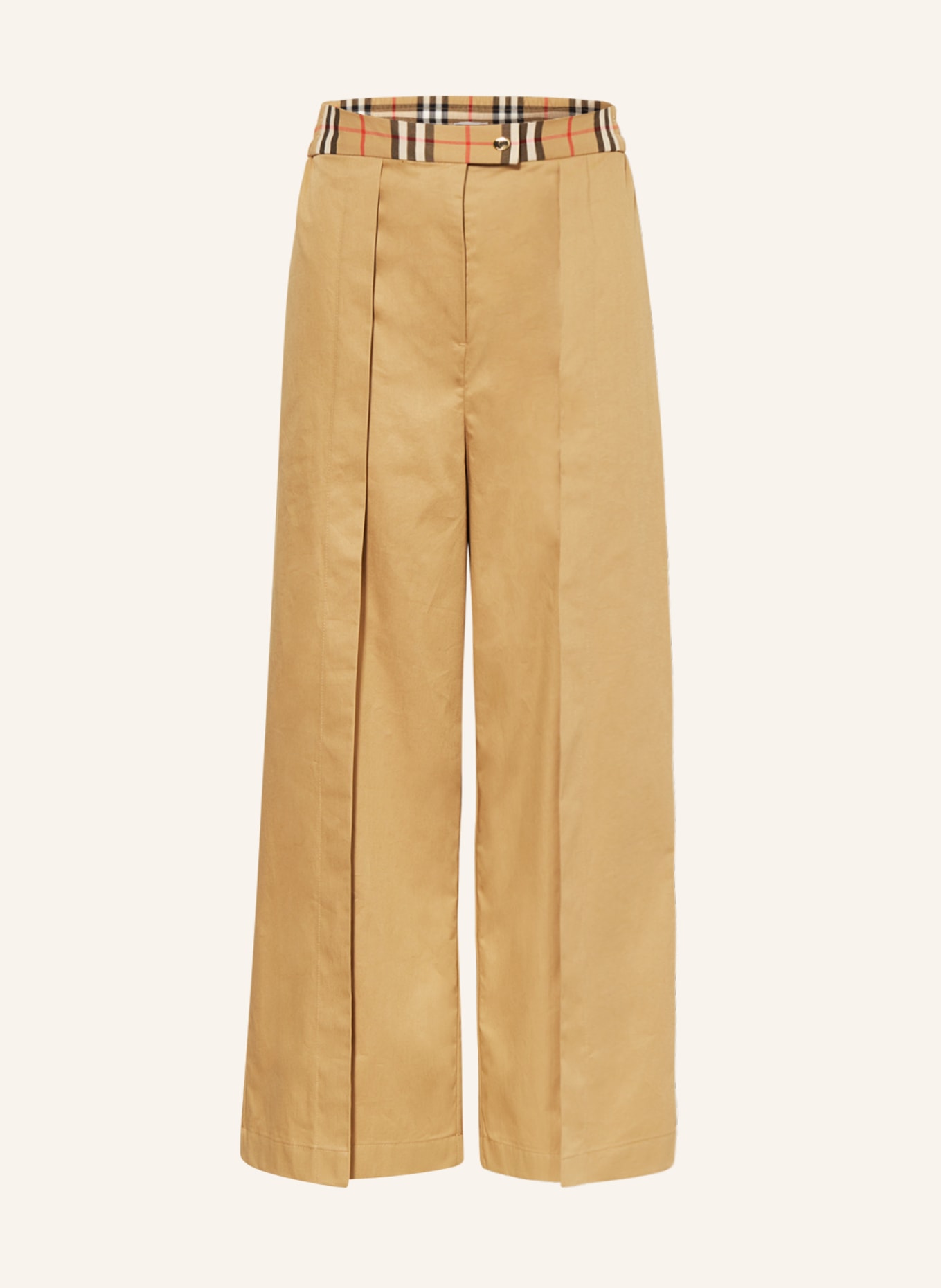 BURBERRY Culotte kalhoty, Barva: BÉŽOVÁ (Obrázek 1)