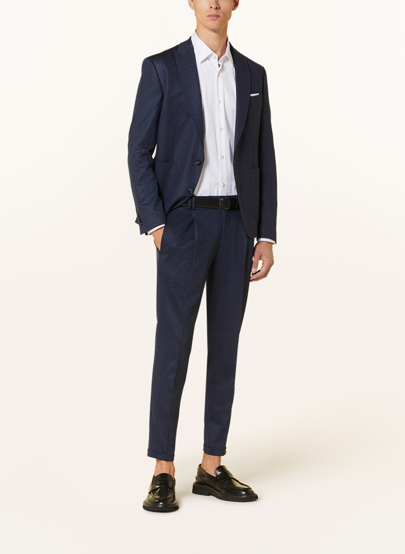 CINQUE Suit trousers CISAND relaxed fit made of jersey, Color: 69 DUNKELBLAU (Image 2)
