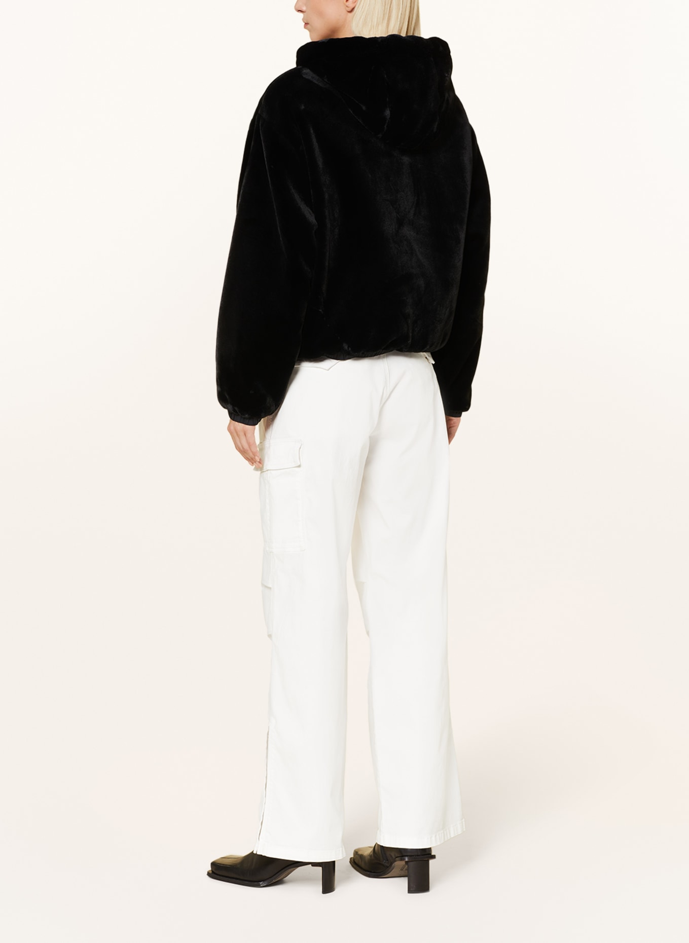 MOOSE KNUCKLES Velour jacket BUNNY reversible, Color: BLACK (Image 4)