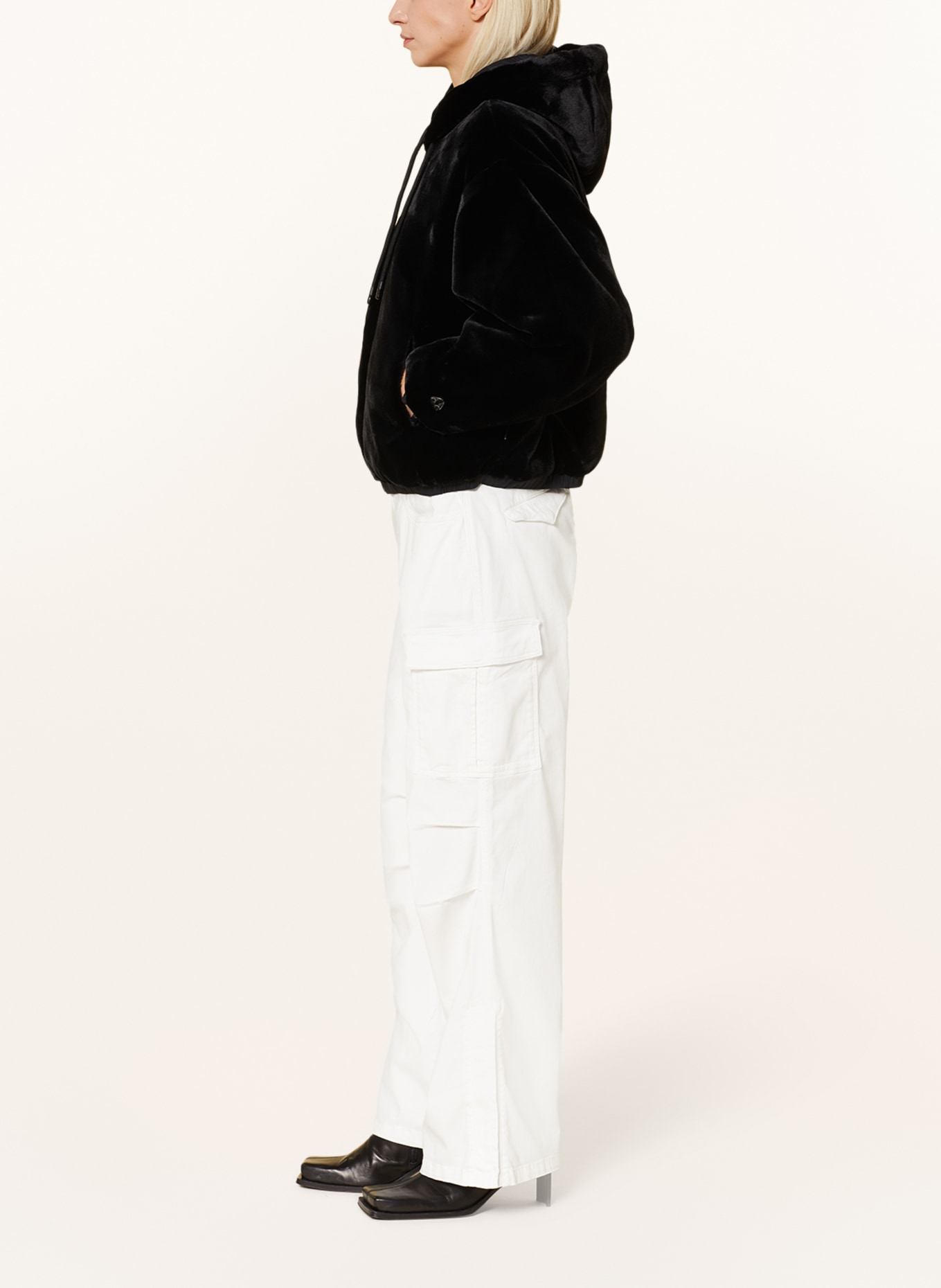 MOOSE KNUCKLES Velour jacket BUNNY reversible, Color: BLACK (Image 5)