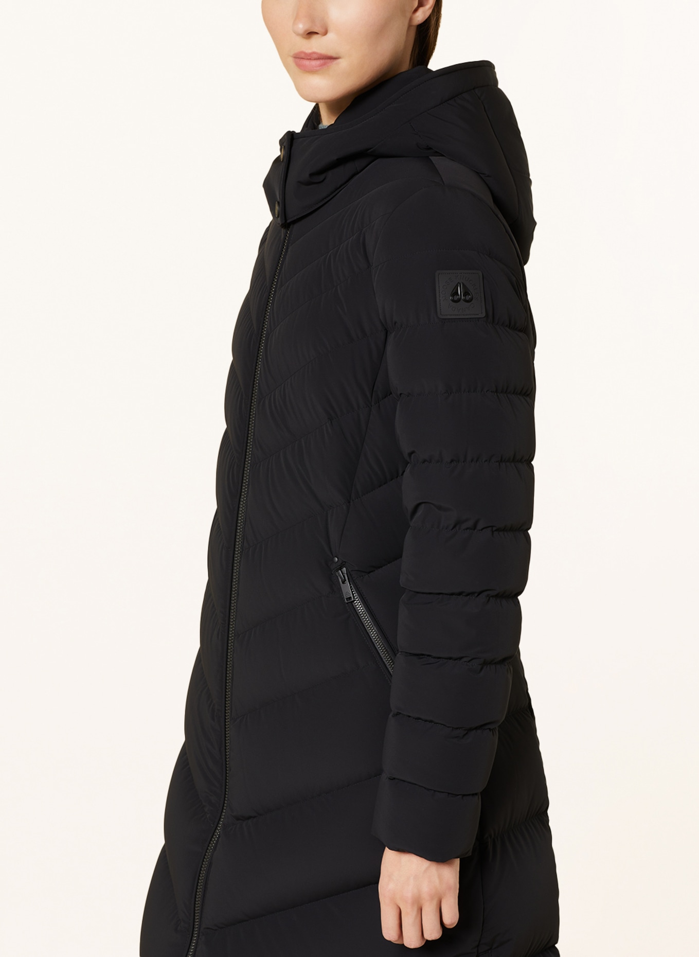 MOOSE KNUCKLES Down jacket COOPER LAKE with removable hood, Color: BLACK (Image 5)