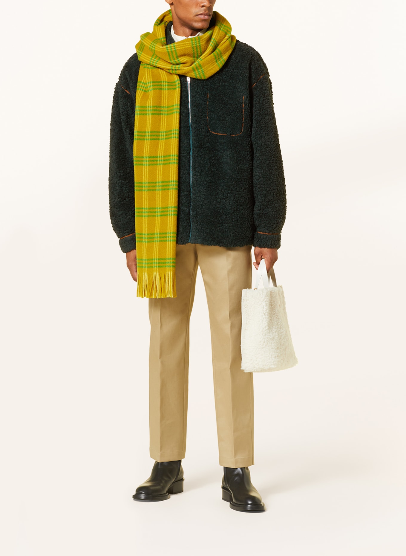 MARNI Teddy jacket, Color: DARK GREEN (Image 2)