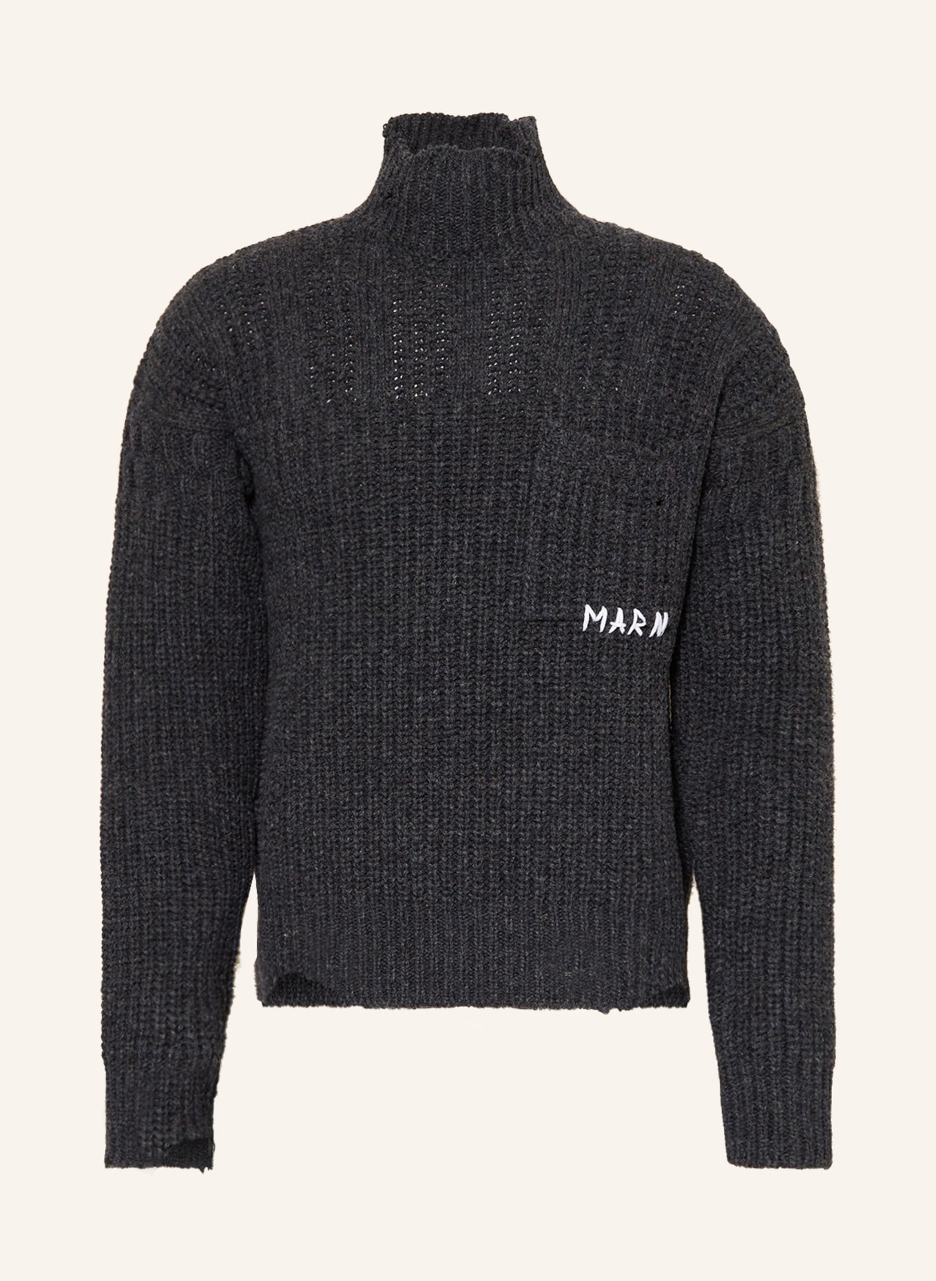 MARNI Turtleneck sweater, Color: DARK GRAY (Image 1)