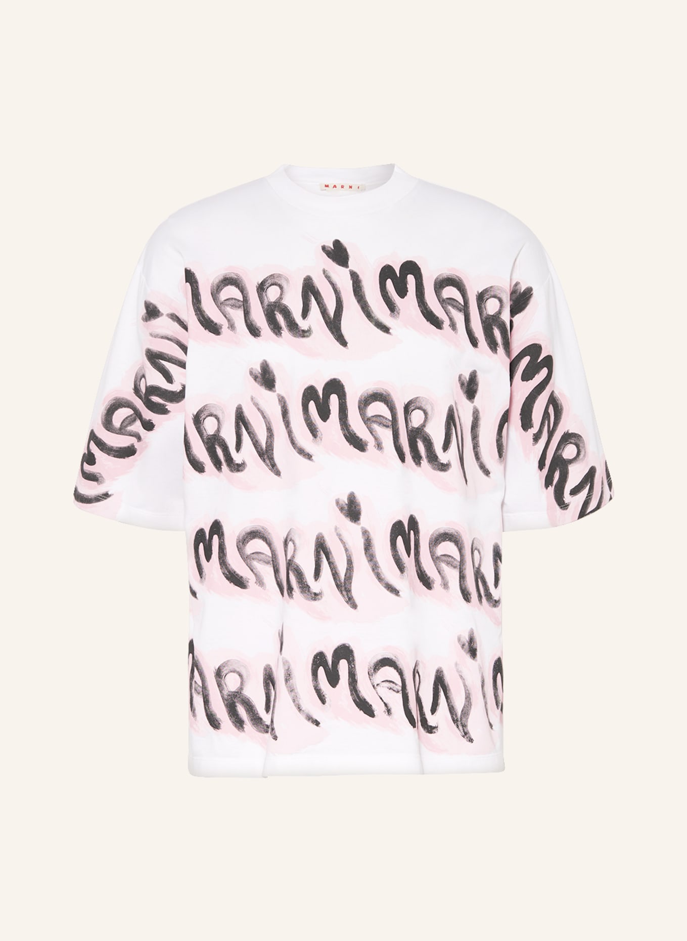 MARNI T-Shirt, Farbe: WEISS/ ROSA/ SCHWARZ (Bild 1)
