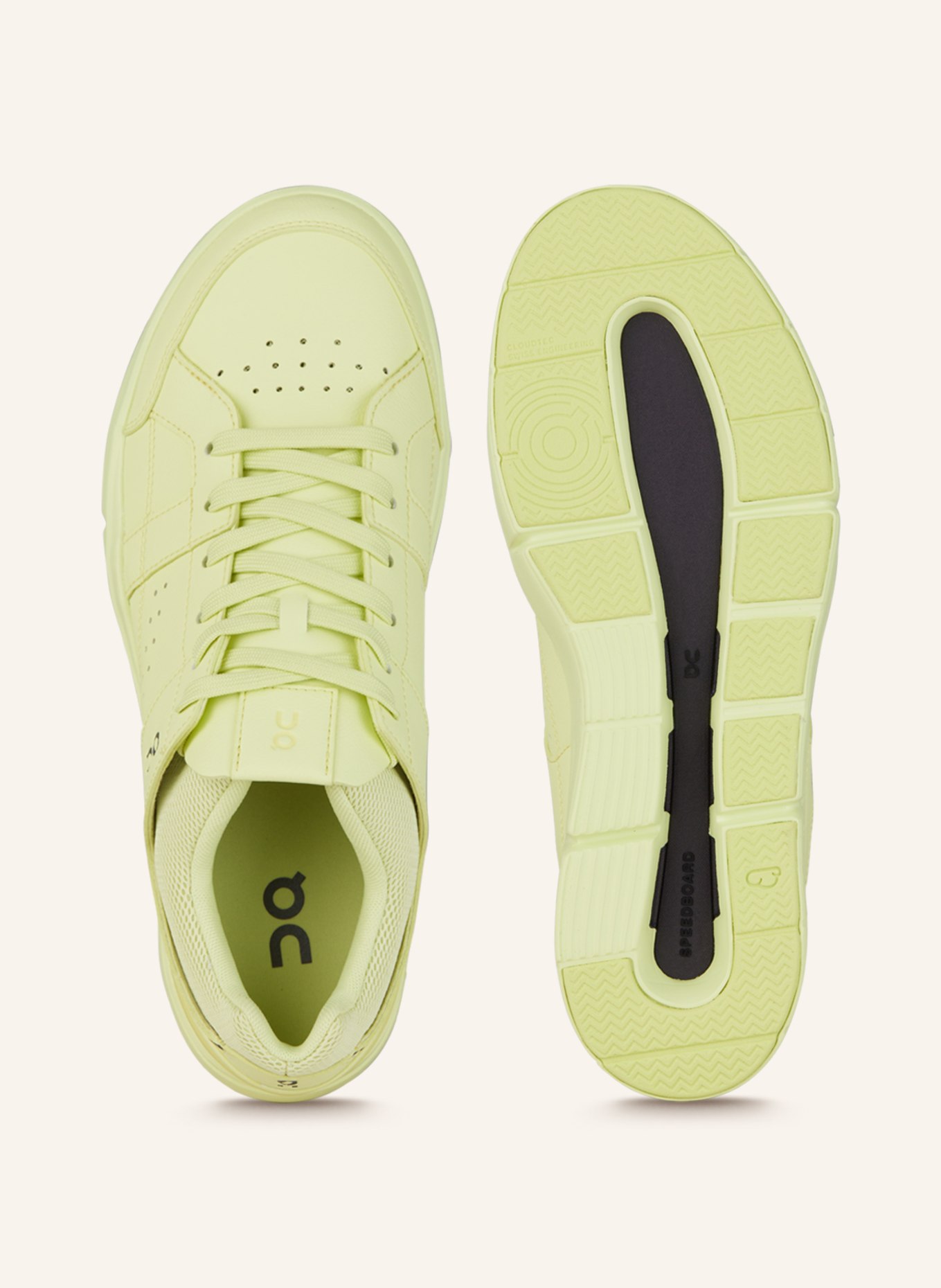 On Sneakers THE ROGER CLUBHOUSE, Color: NEON YELLOW (Image 5)