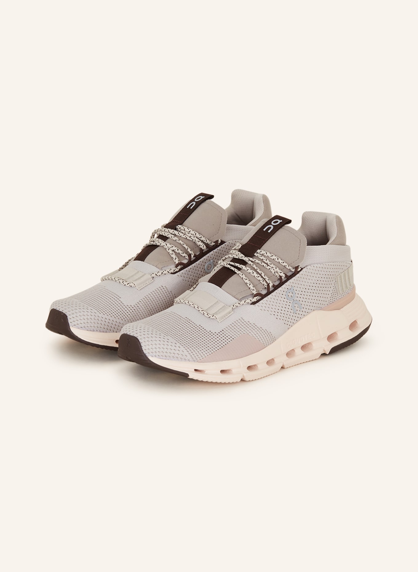 On Sneakers CLOUDNOVA, Color: ROSE/ LIGHT PINK (Image 1)