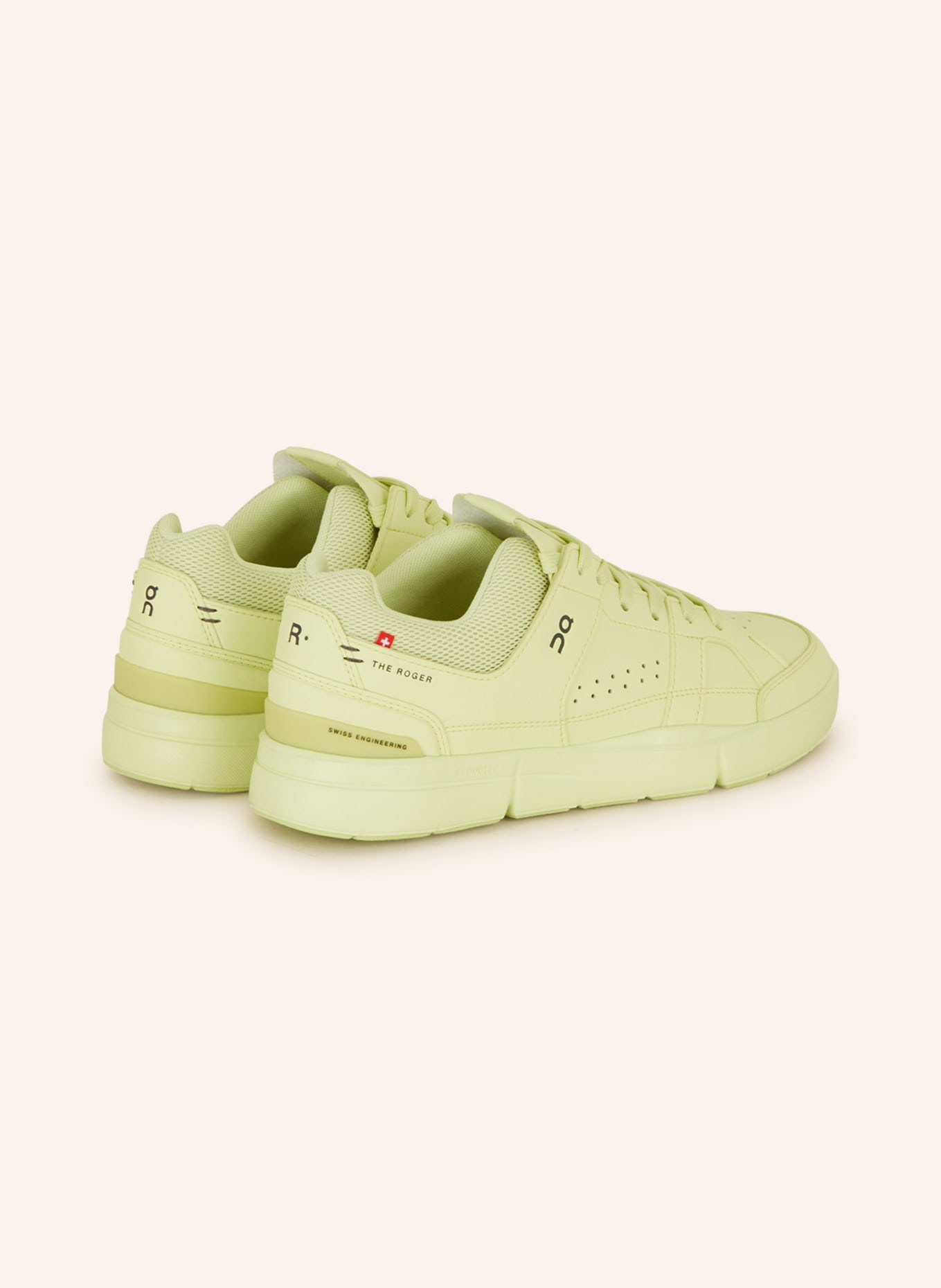 On Sneakers THE ROGER CLUBHOUSE, Color: NEON YELLOW (Image 2)