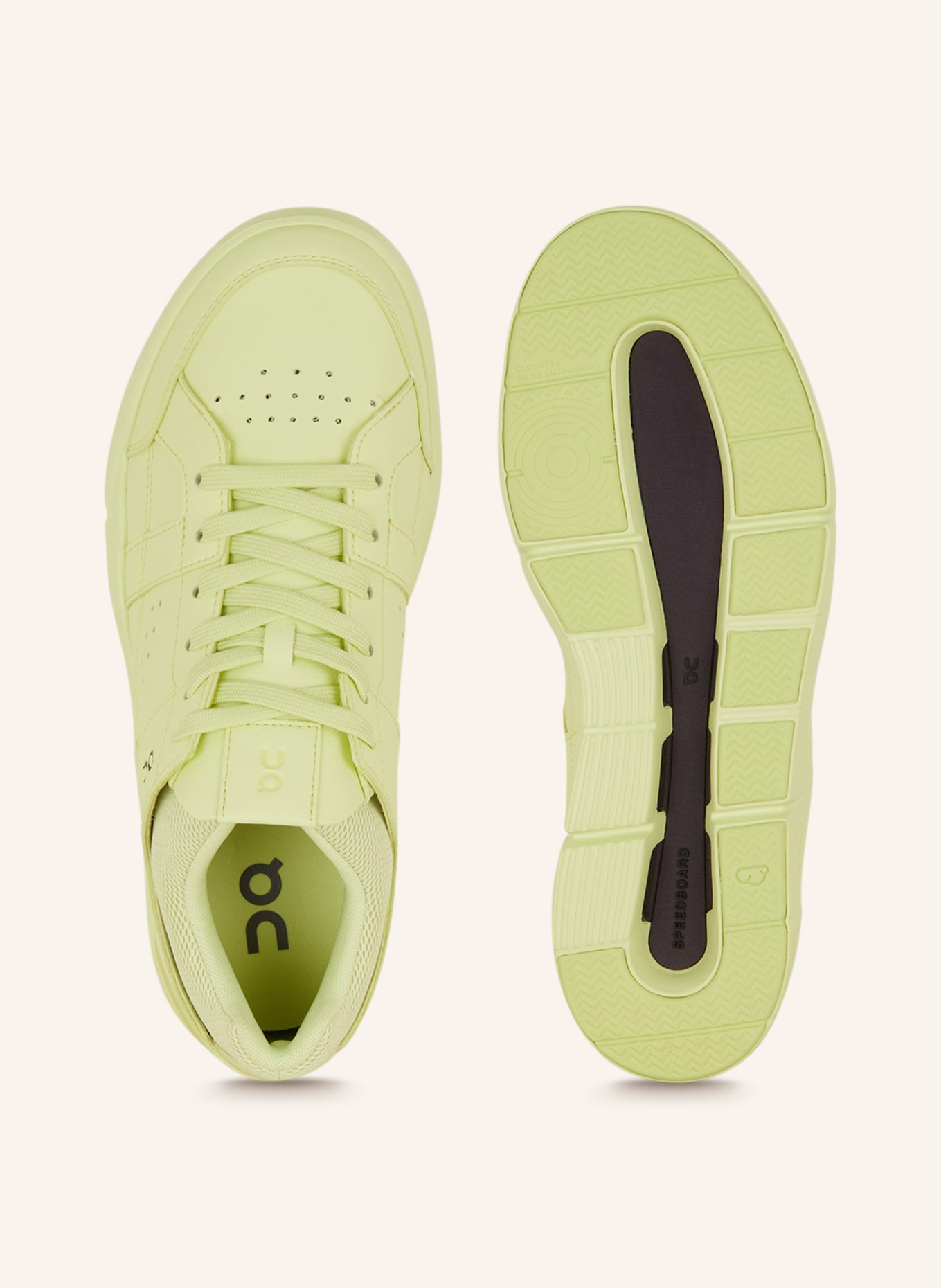 On Sneakers THE ROGER CLUBHOUSE, Color: NEON YELLOW (Image 5)