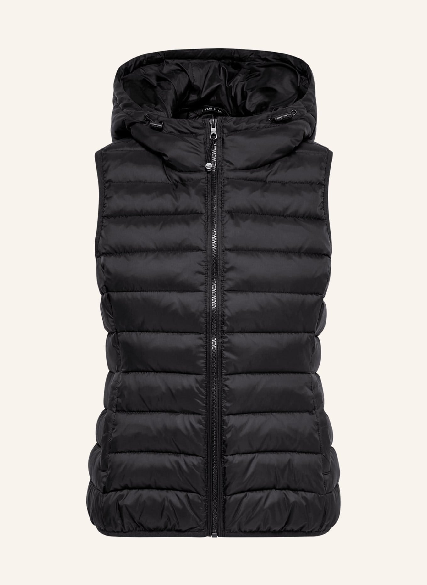 ONLY Quilted vest, Color: BLACK (Image 1)