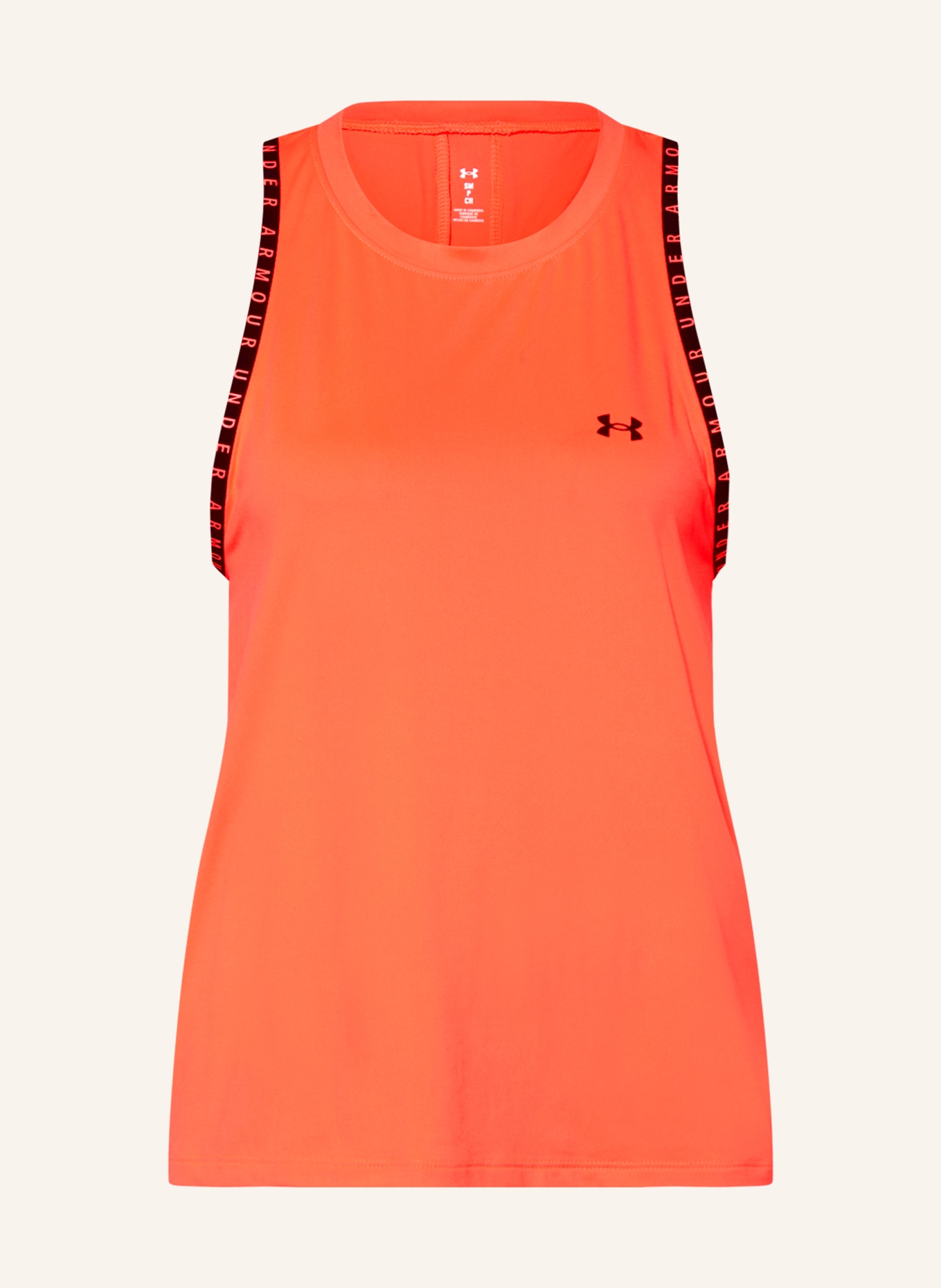 UNDER ARMOUR Tank top KNOCKOUT, Color: SALMON (Image 1)