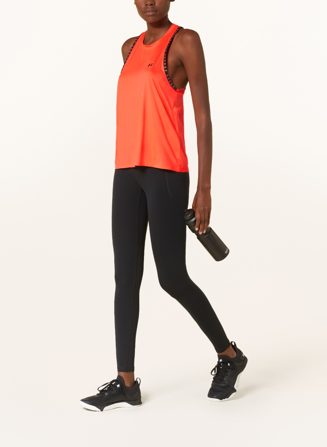UNDER ARMOUR Tank top KNOCKOUT, Color: SALMON (Image 2)