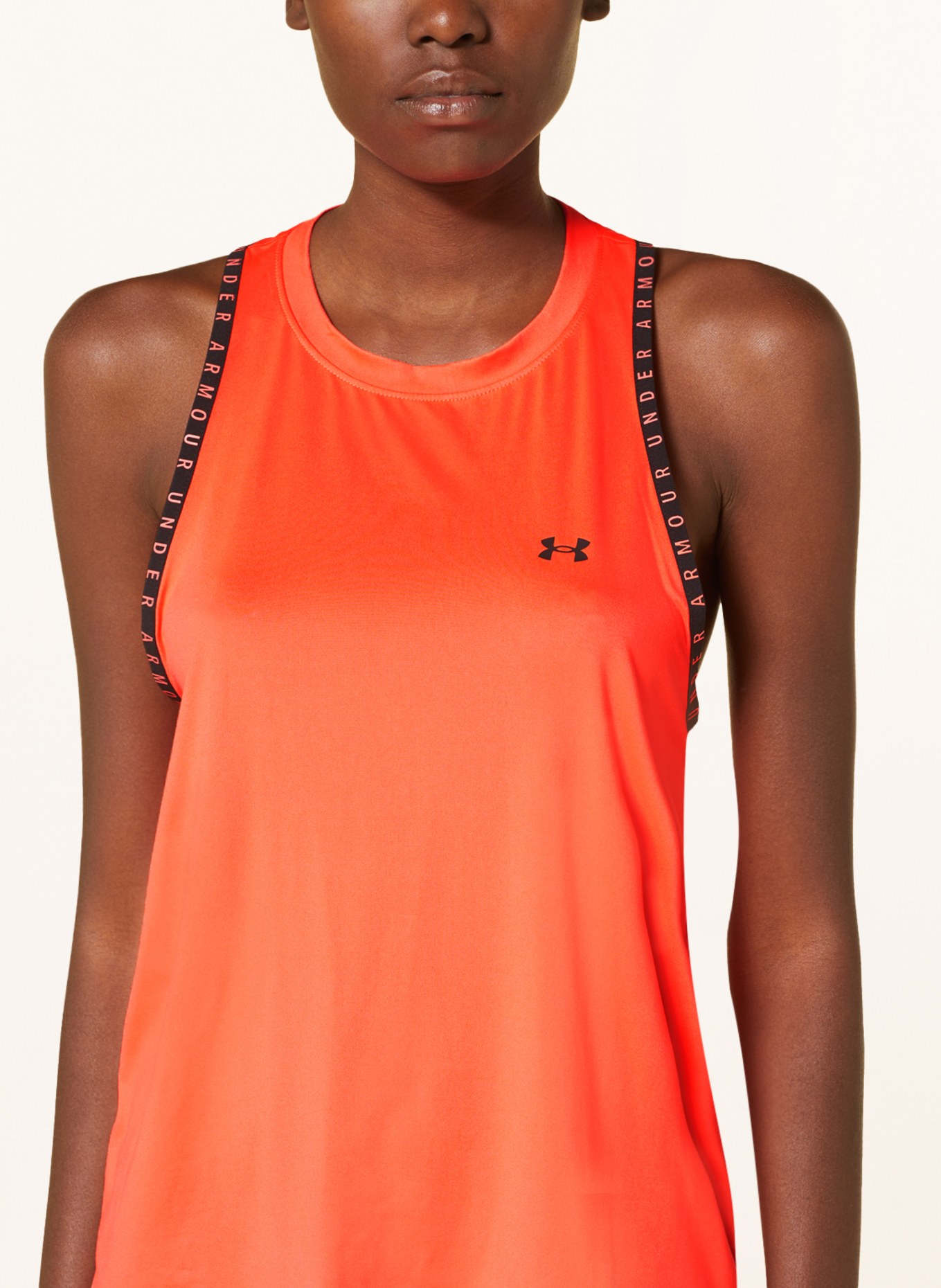 UNDER ARMOUR Tank top KNOCKOUT, Color: SALMON (Image 4)