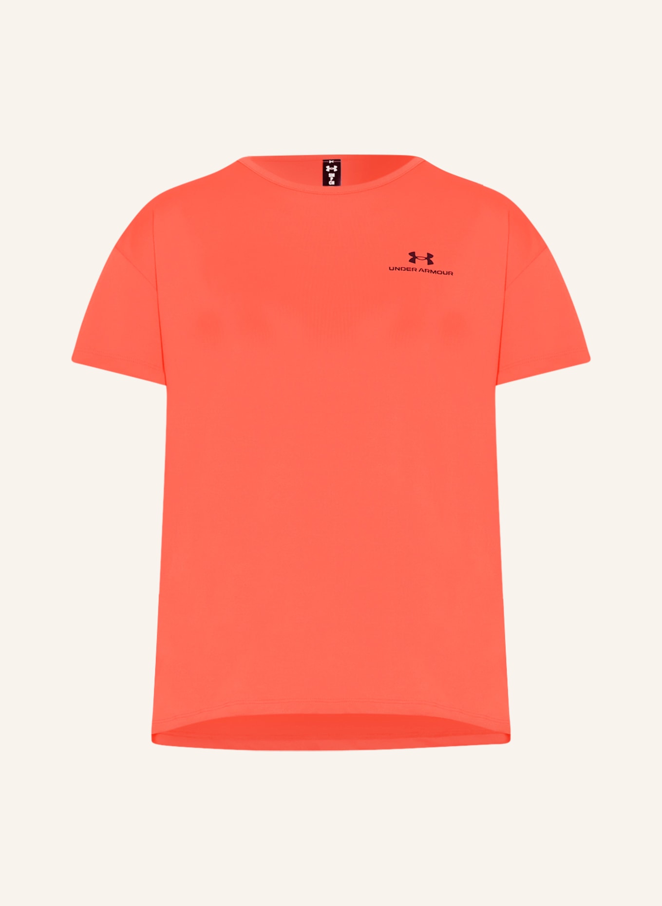 UNDER ARMOUR T-Shirt UA RUSH™ ENERGY, Kolor: JASKRAWY MOCNORÓŻOWY (Obrazek 1)