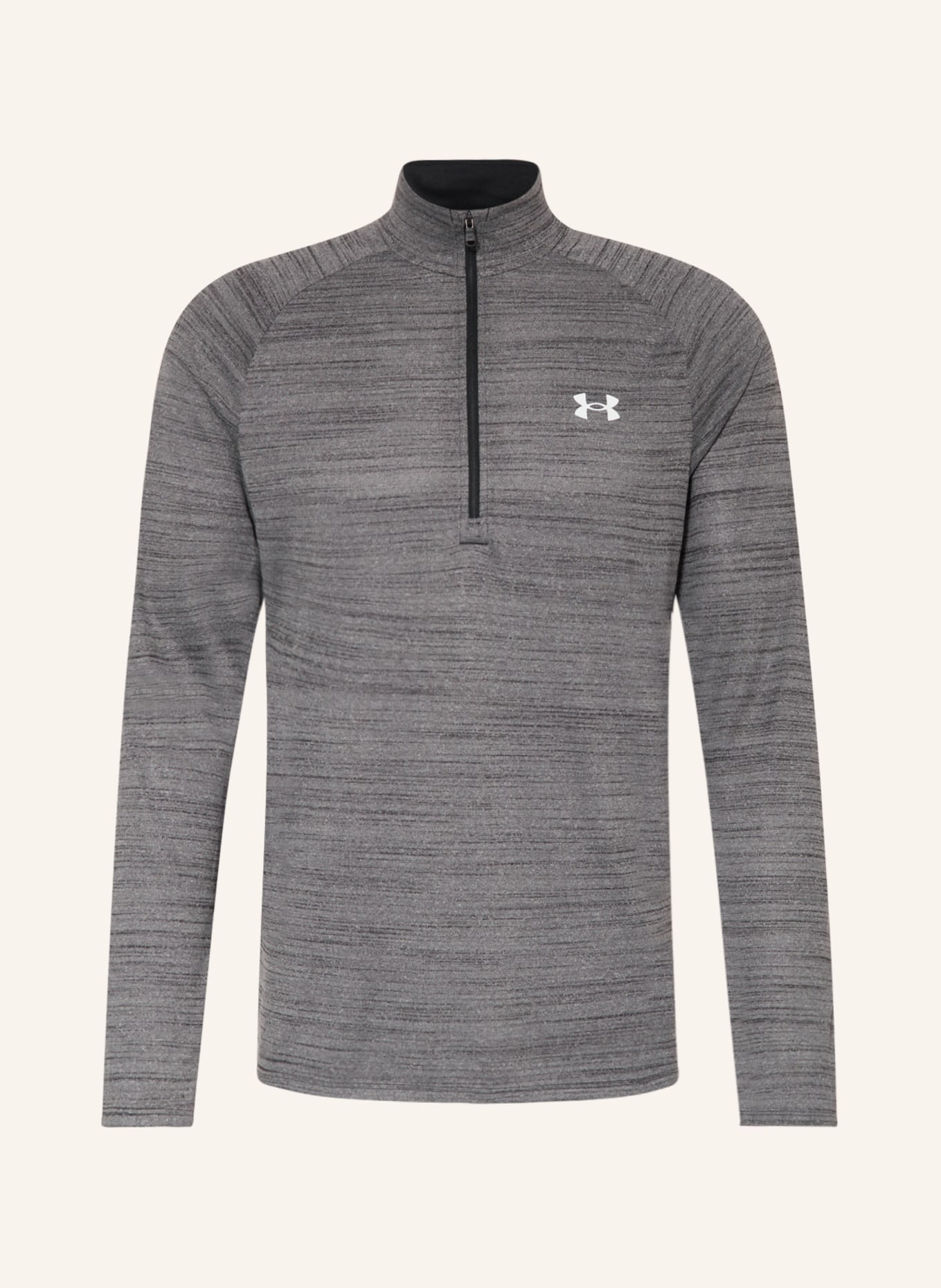 UNDER ARMOUR Long sleeve shirt, Color: GRAY/ BLACK (Image 1)