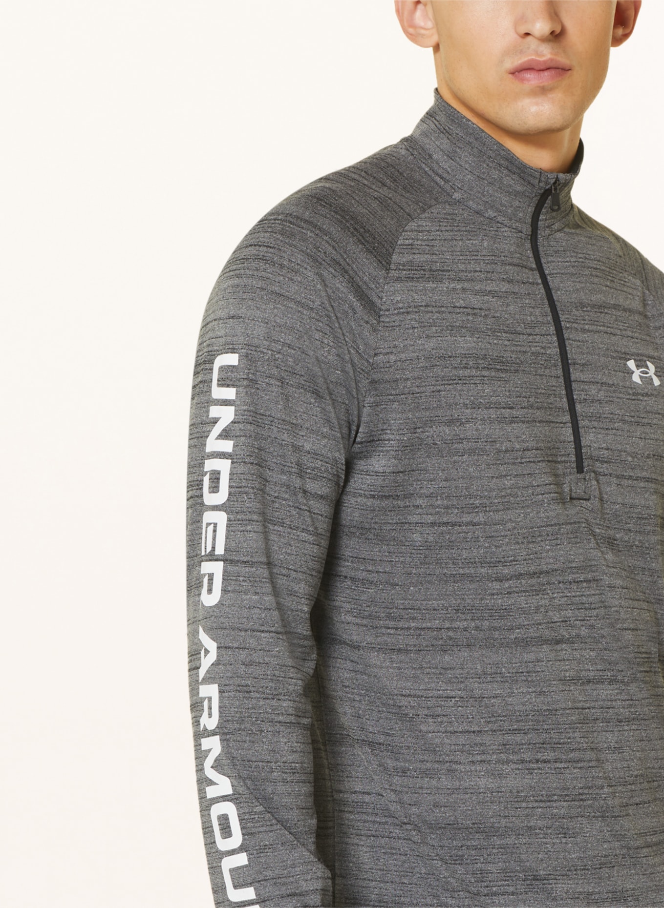 UNDER ARMOUR Long sleeve shirt, Color: GRAY/ BLACK (Image 4)