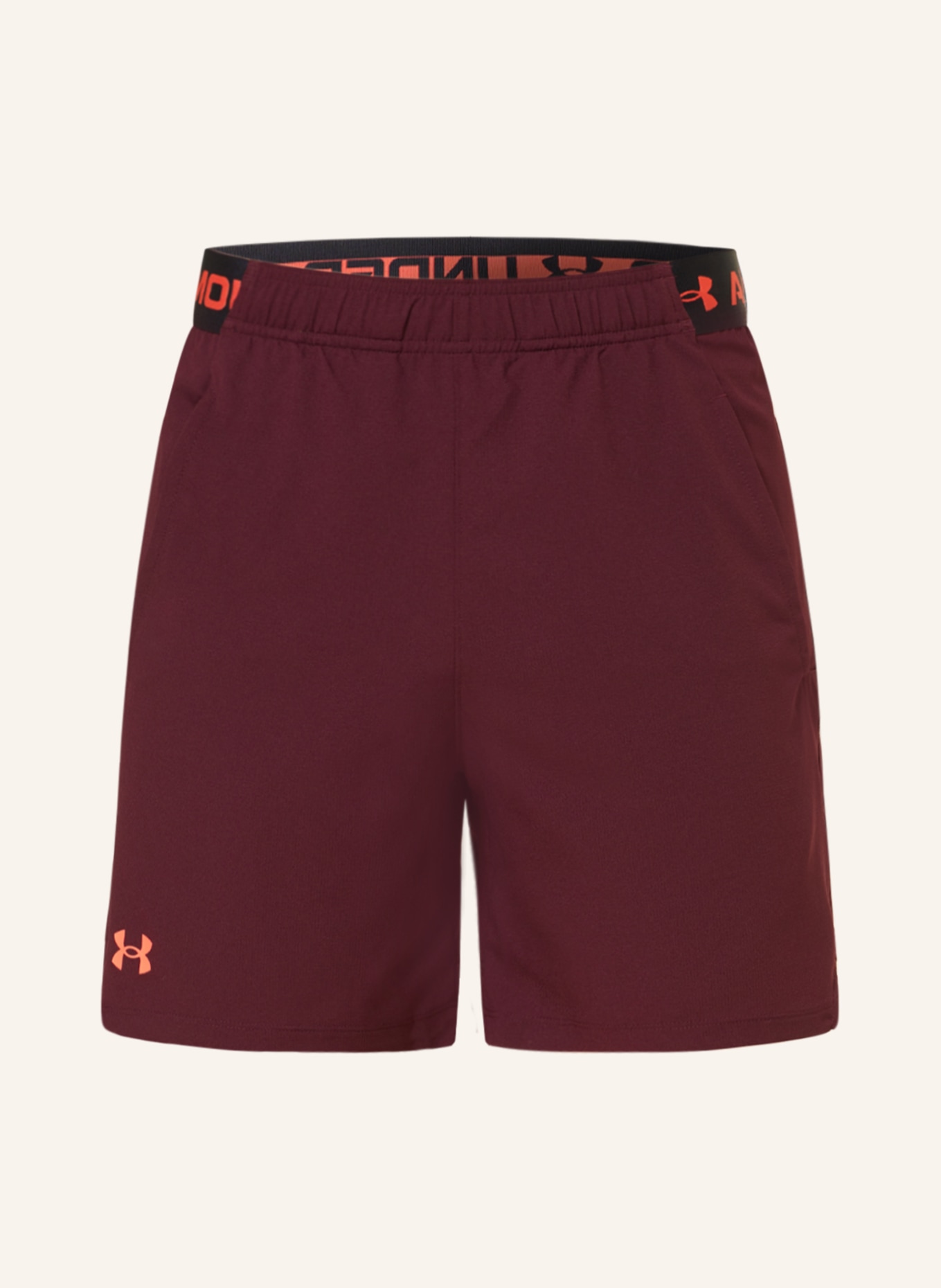 Under Armour Vanish woven shorts in red