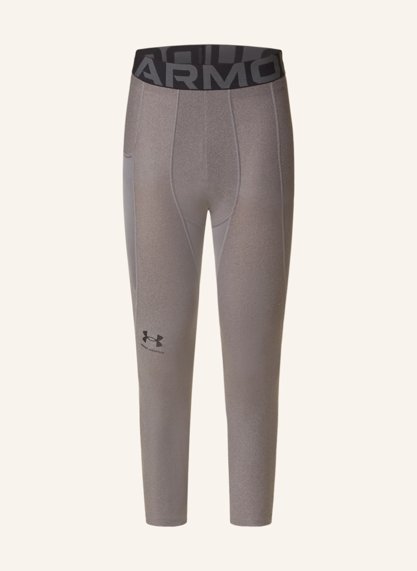 UNDER ARMOUR Tights HEATGEAR® with mesh, Color: GRAY (Image 1)