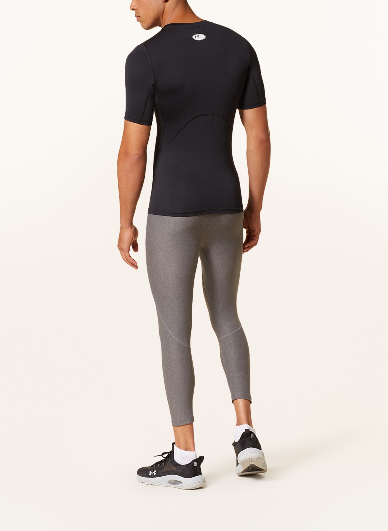 UNDER ARMOUR Tights HEATGEAR® with mesh, Color: GRAY (Image 3)