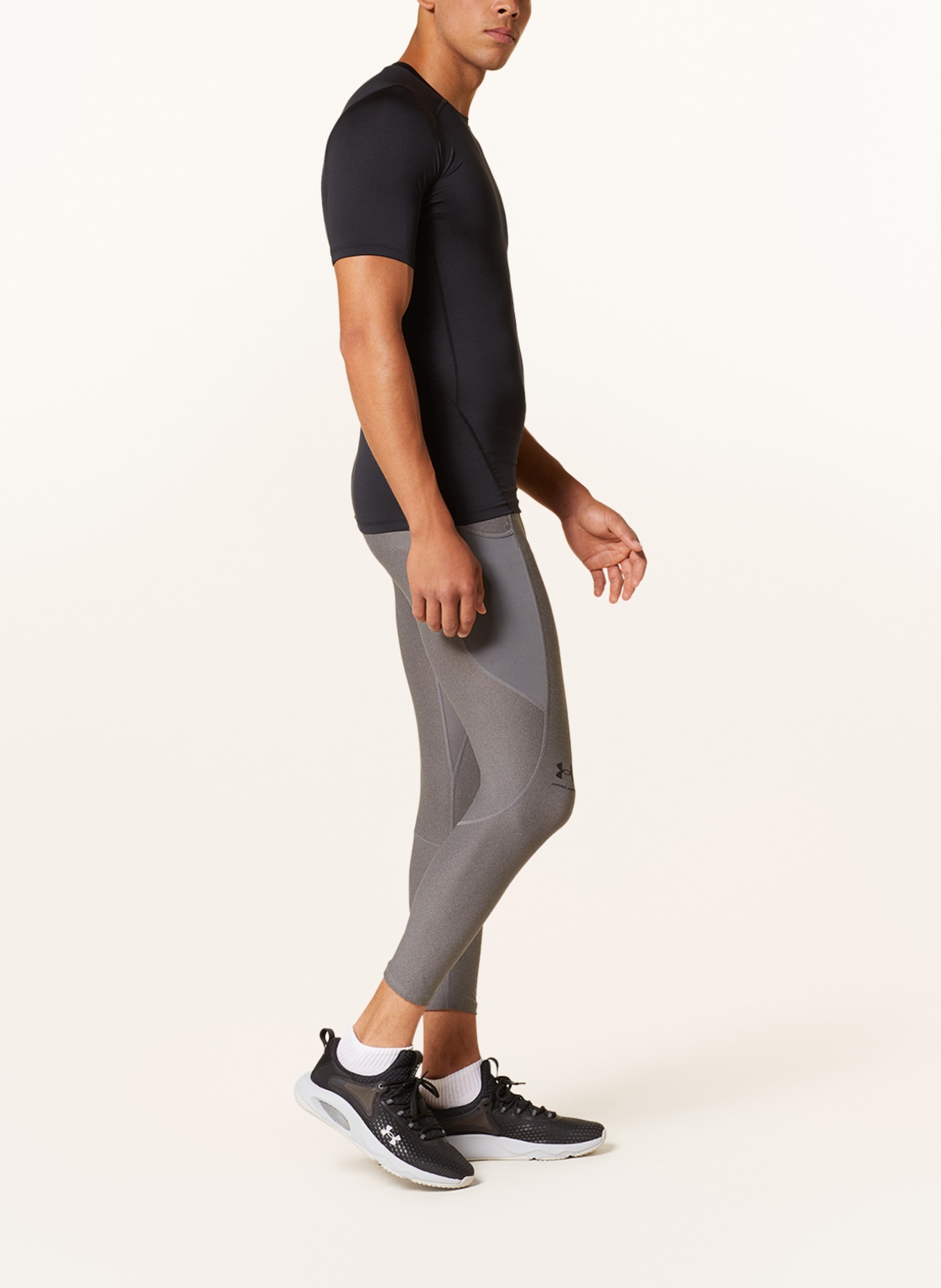 UNDER ARMOUR Tights HEATGEAR® with mesh, Color: GRAY (Image 4)