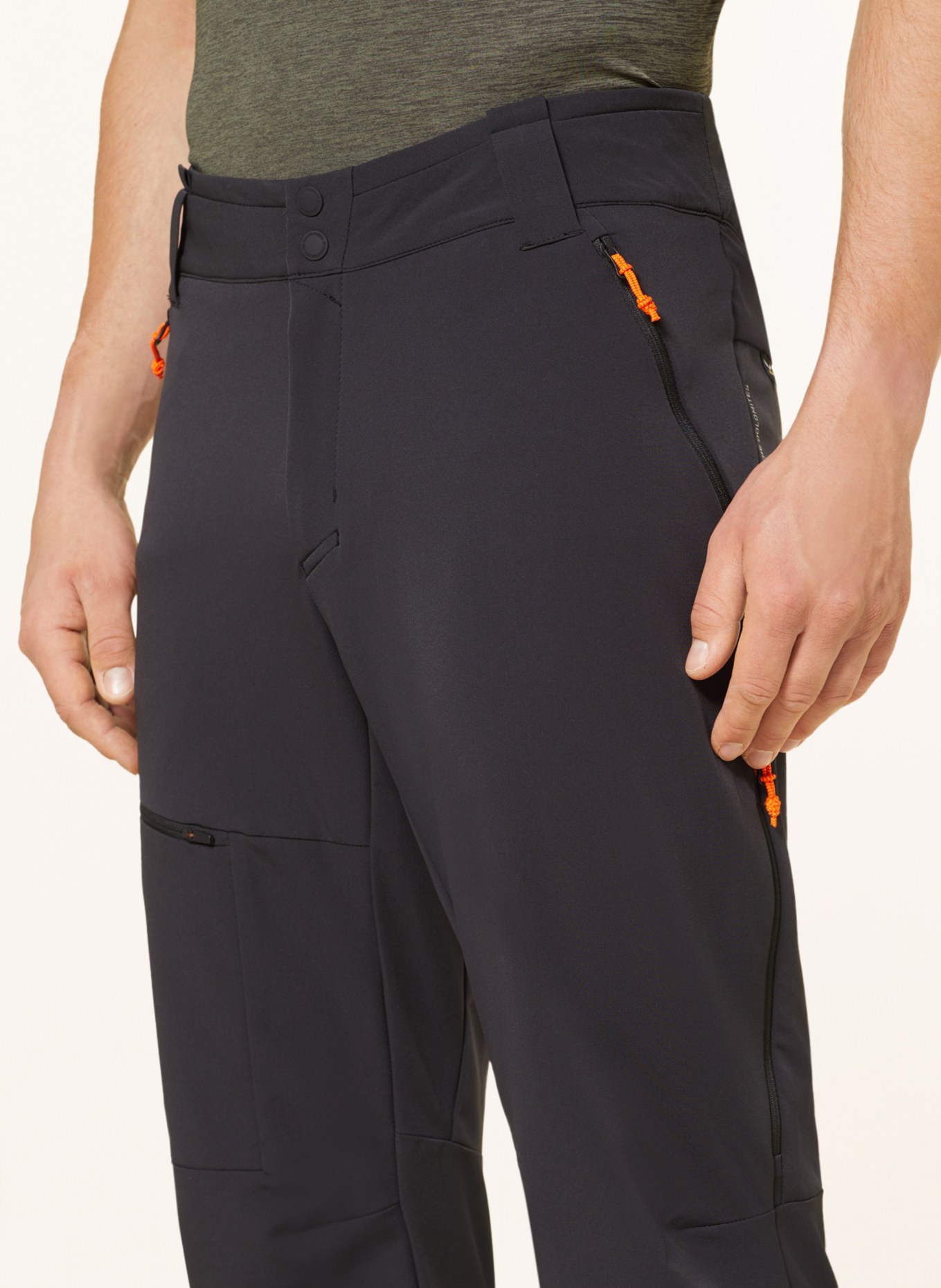 SALEWA Softshell trousers SELLA, Color: BLACK (Image 5)