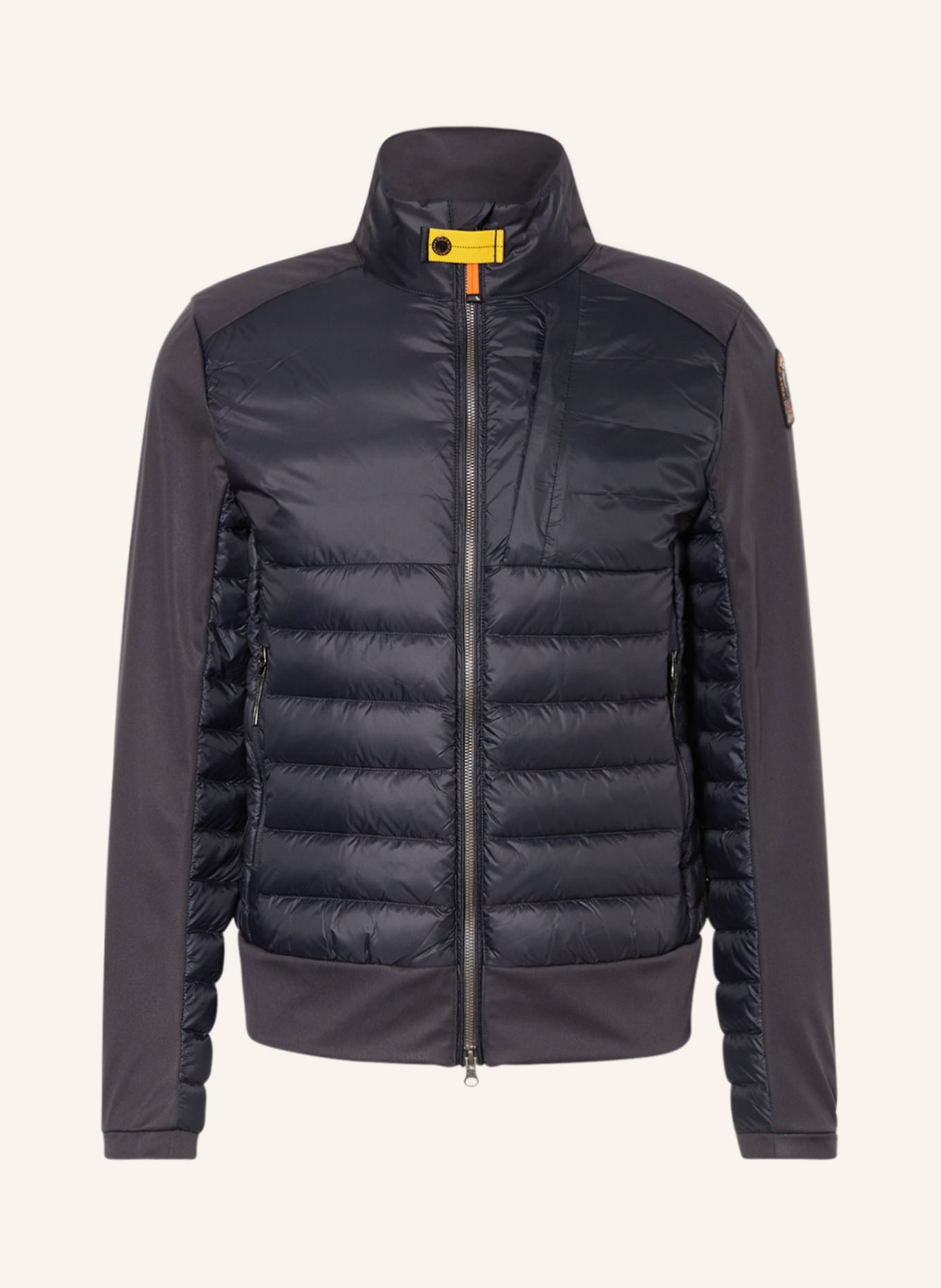 PARAJUMPERS Down jacket SHIKI in mixed materials, Color: DARK BLUE (Image 1)